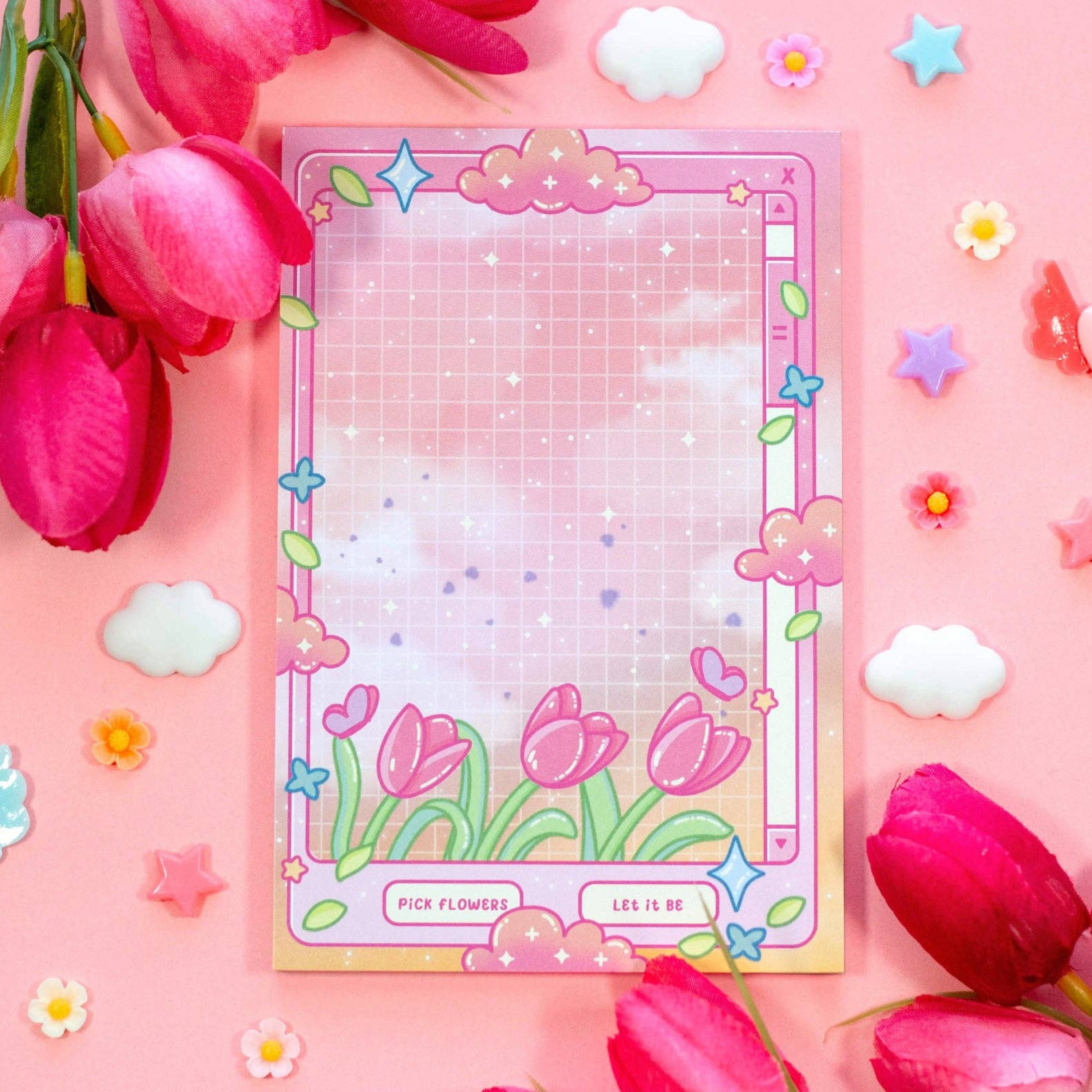 Tulip Dreams Notepad - Peachi Lane