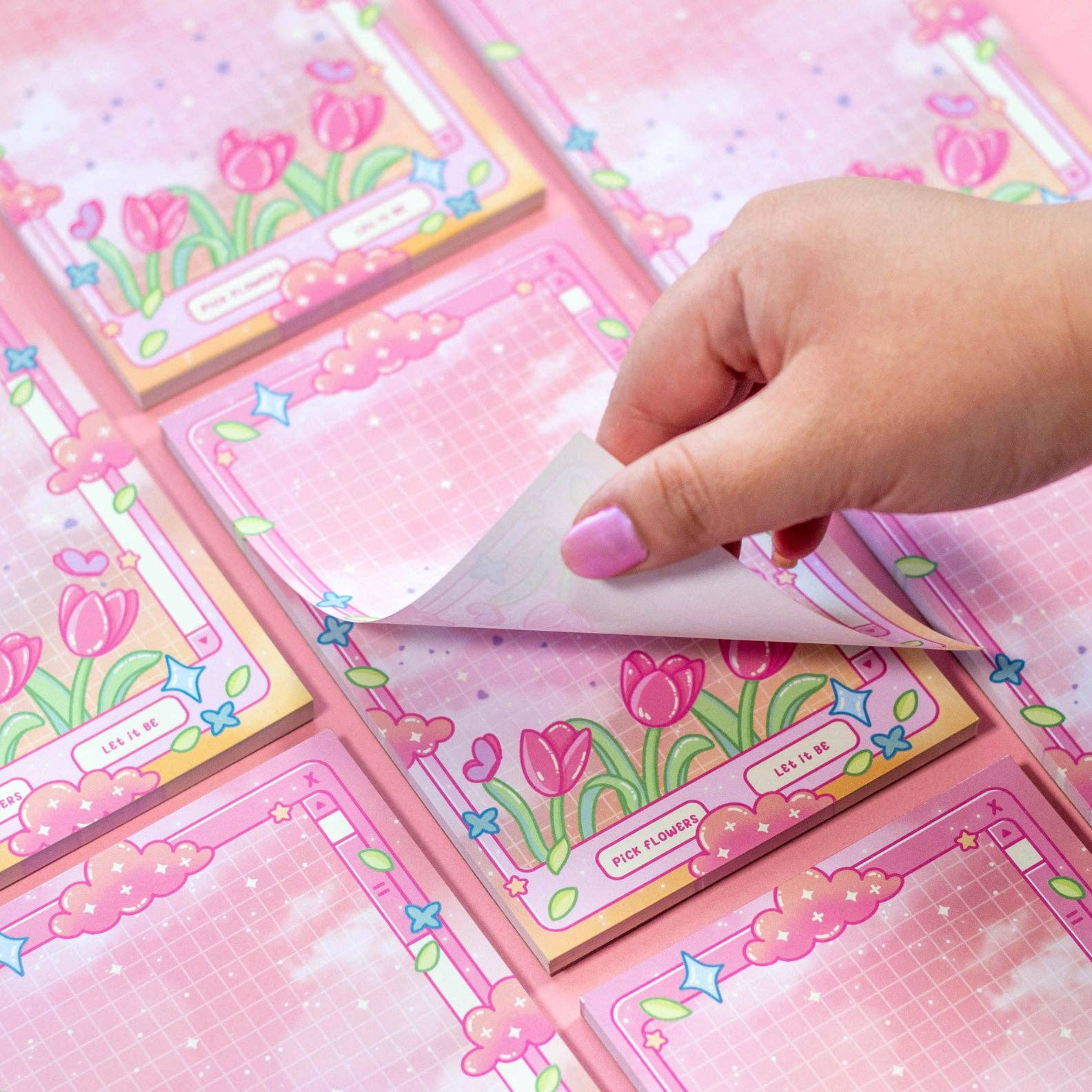 Tulip Dreams Notepad - Peachi Lane