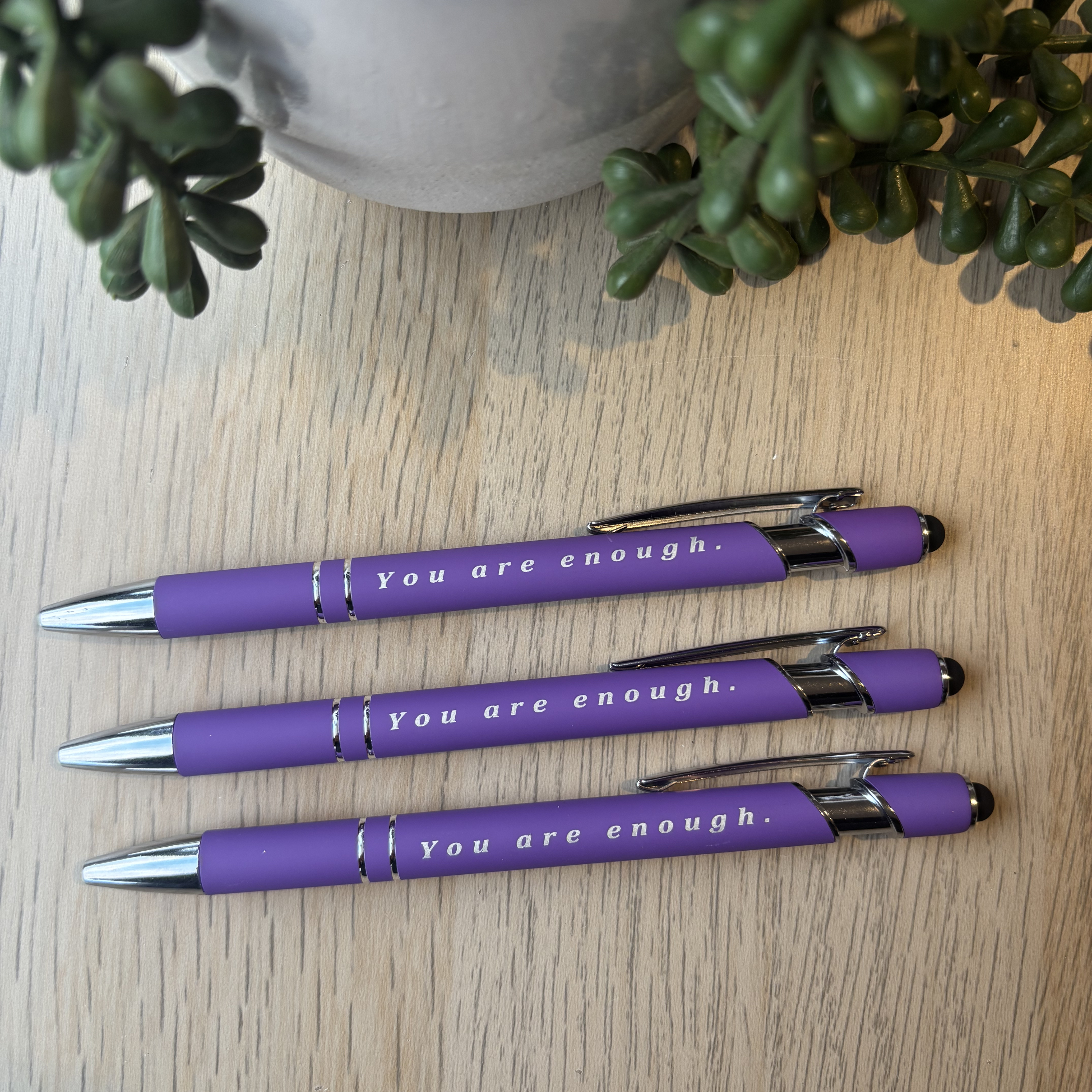 You are enough. Pen/Stylus (purple)