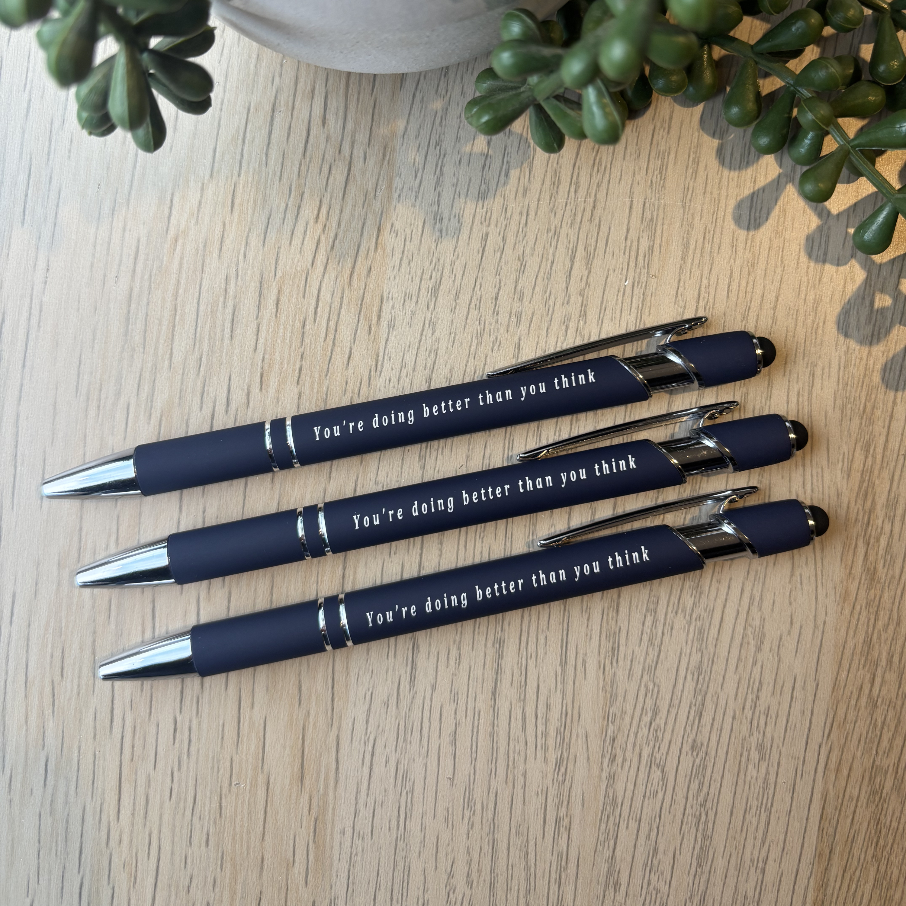 You're doing better than you think Pen/Stylus