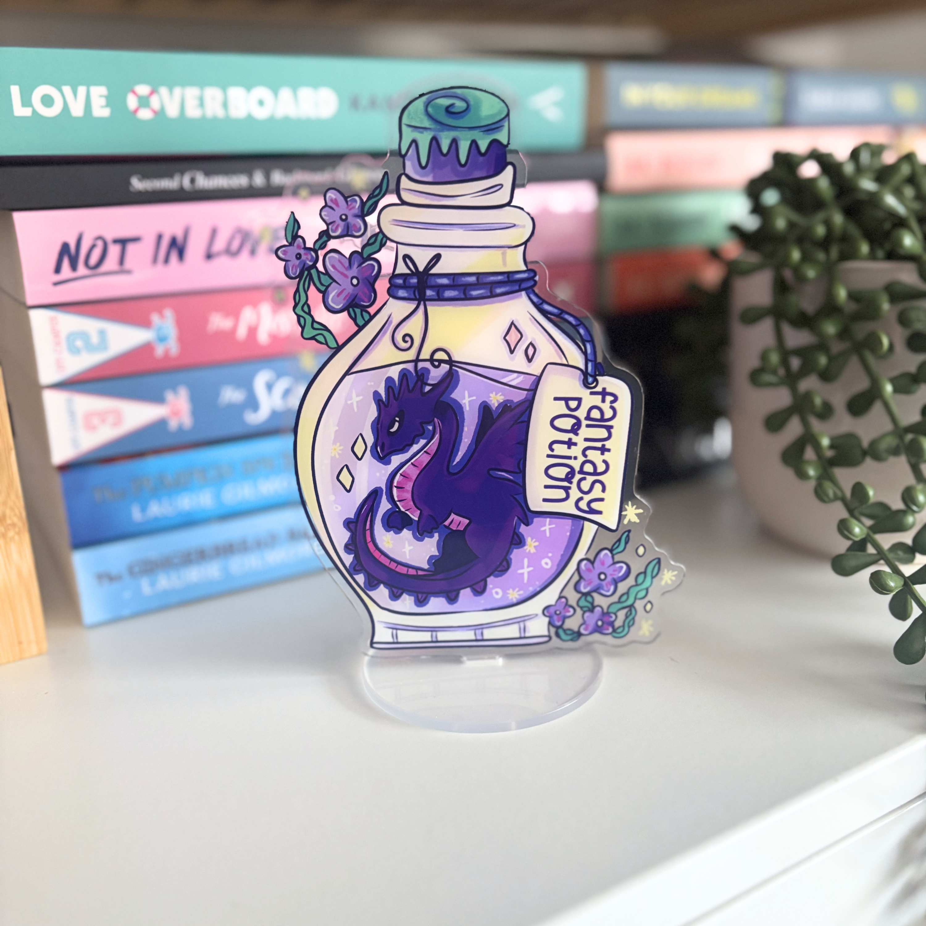 Fantasy Potion Bookshelf stand