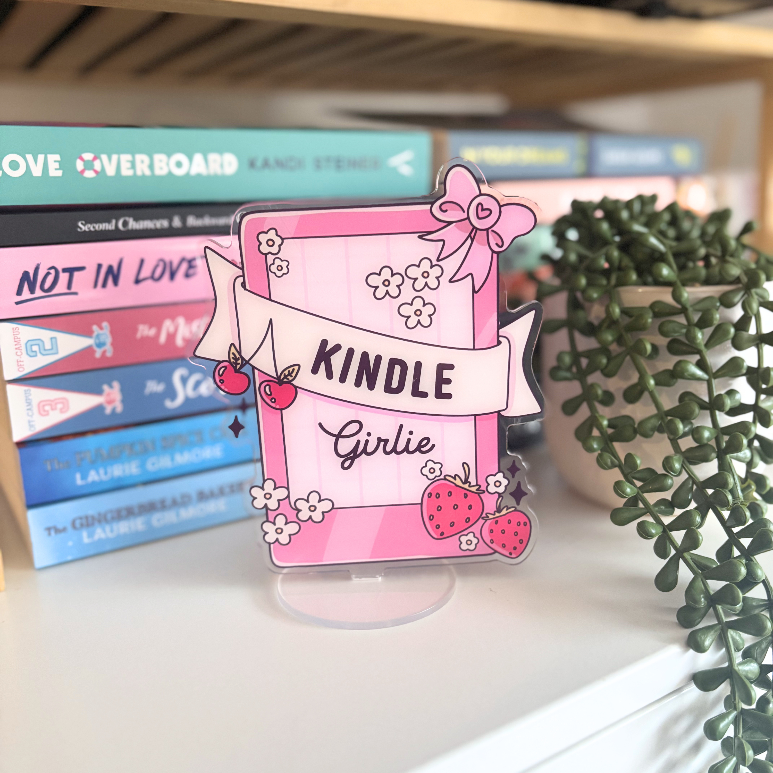 Strawberry Kindle Girlie Bookshelf stand