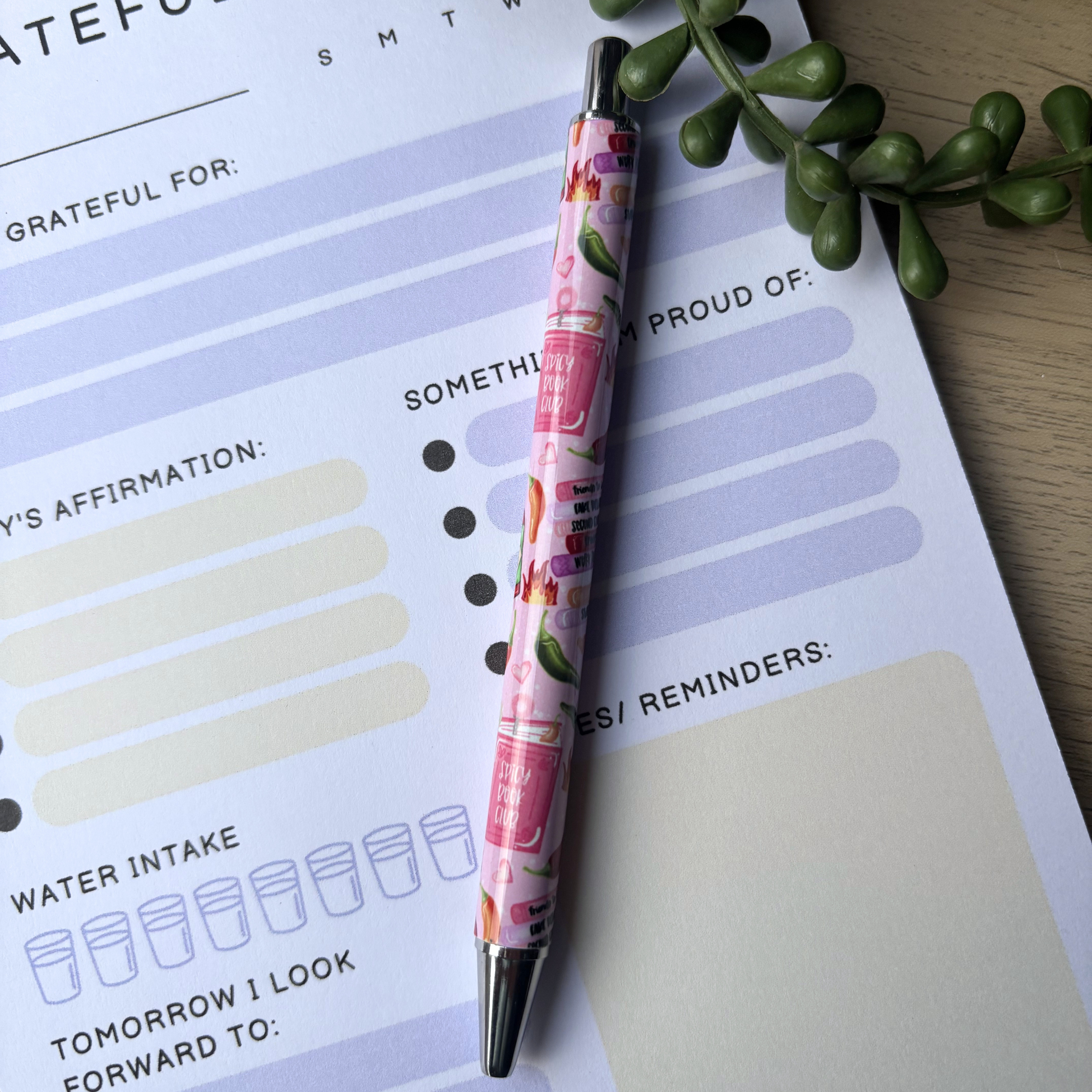 Spicy Book Club Pen