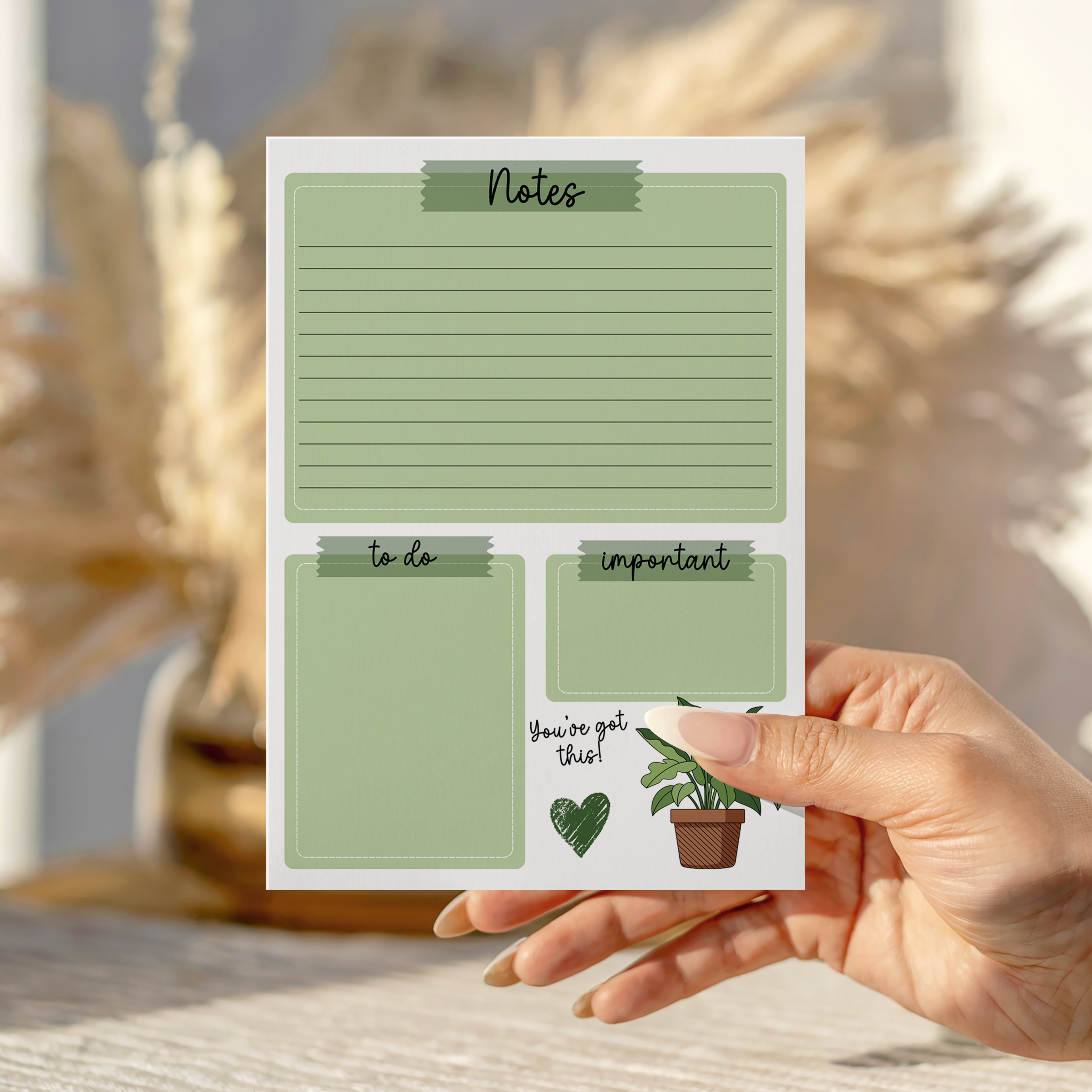 You've got this Plant To do list Notepad