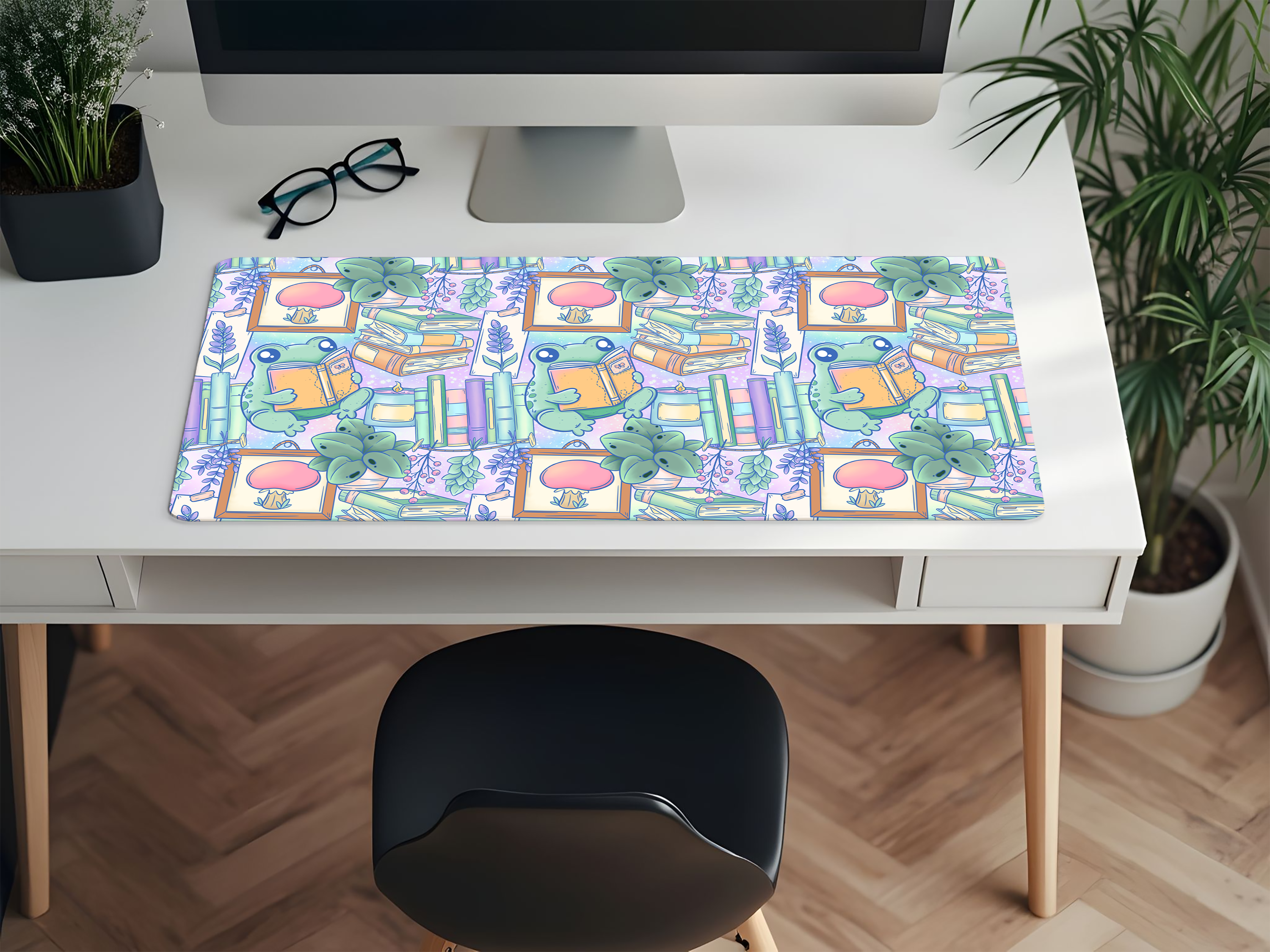 Reading Frog Desk Mat - PRE ORDER