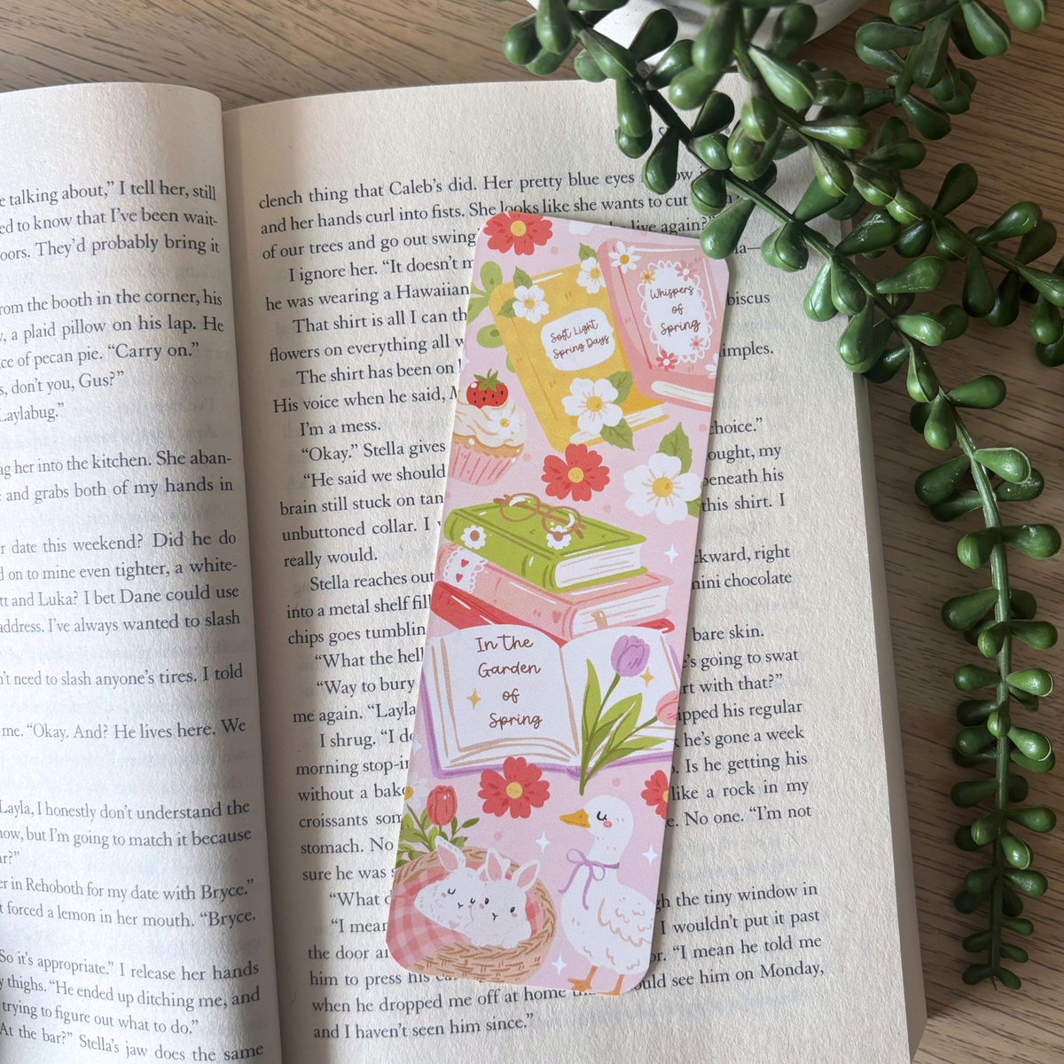 Garden of Spring Traditional Bookmark