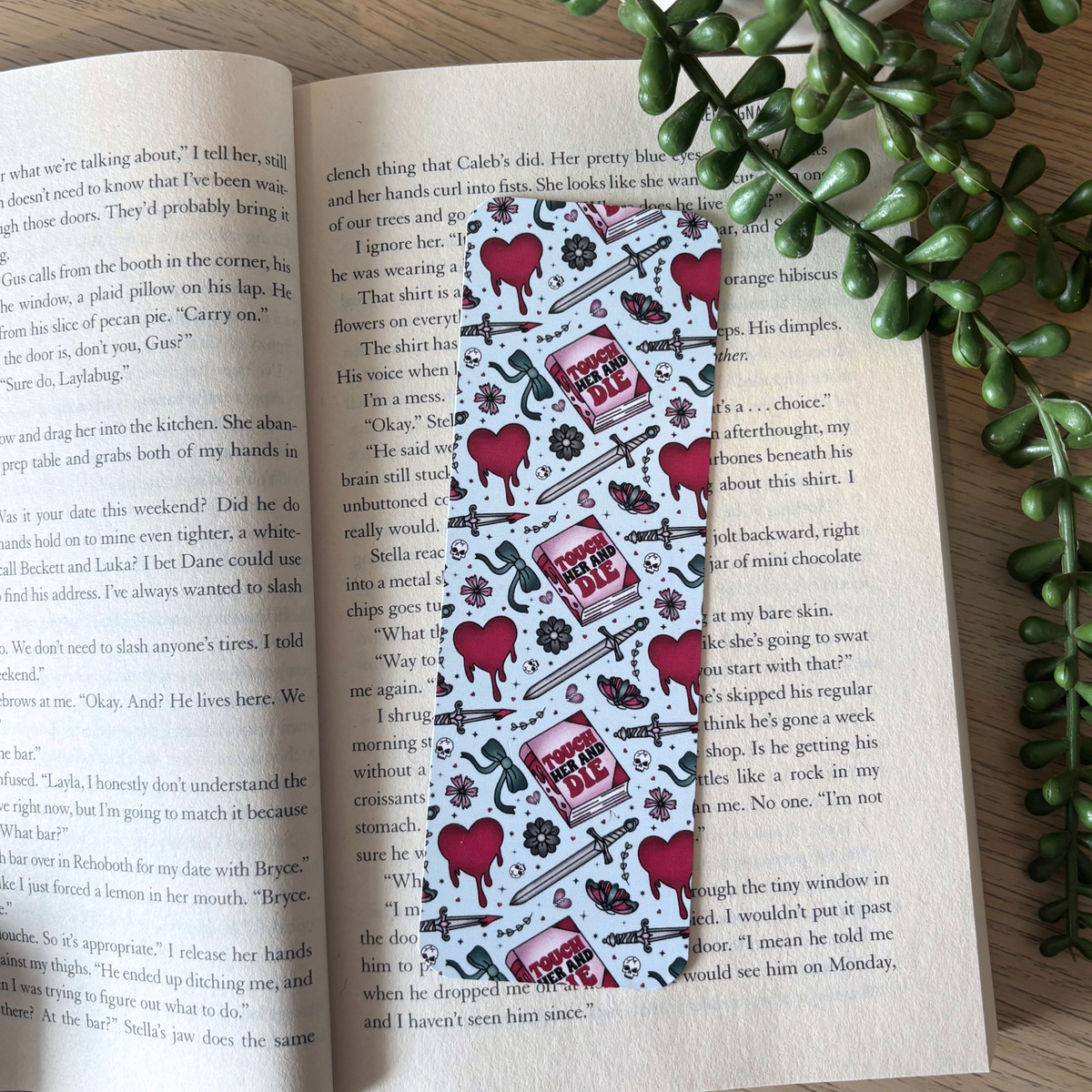 Touch her Traditional Bookmark