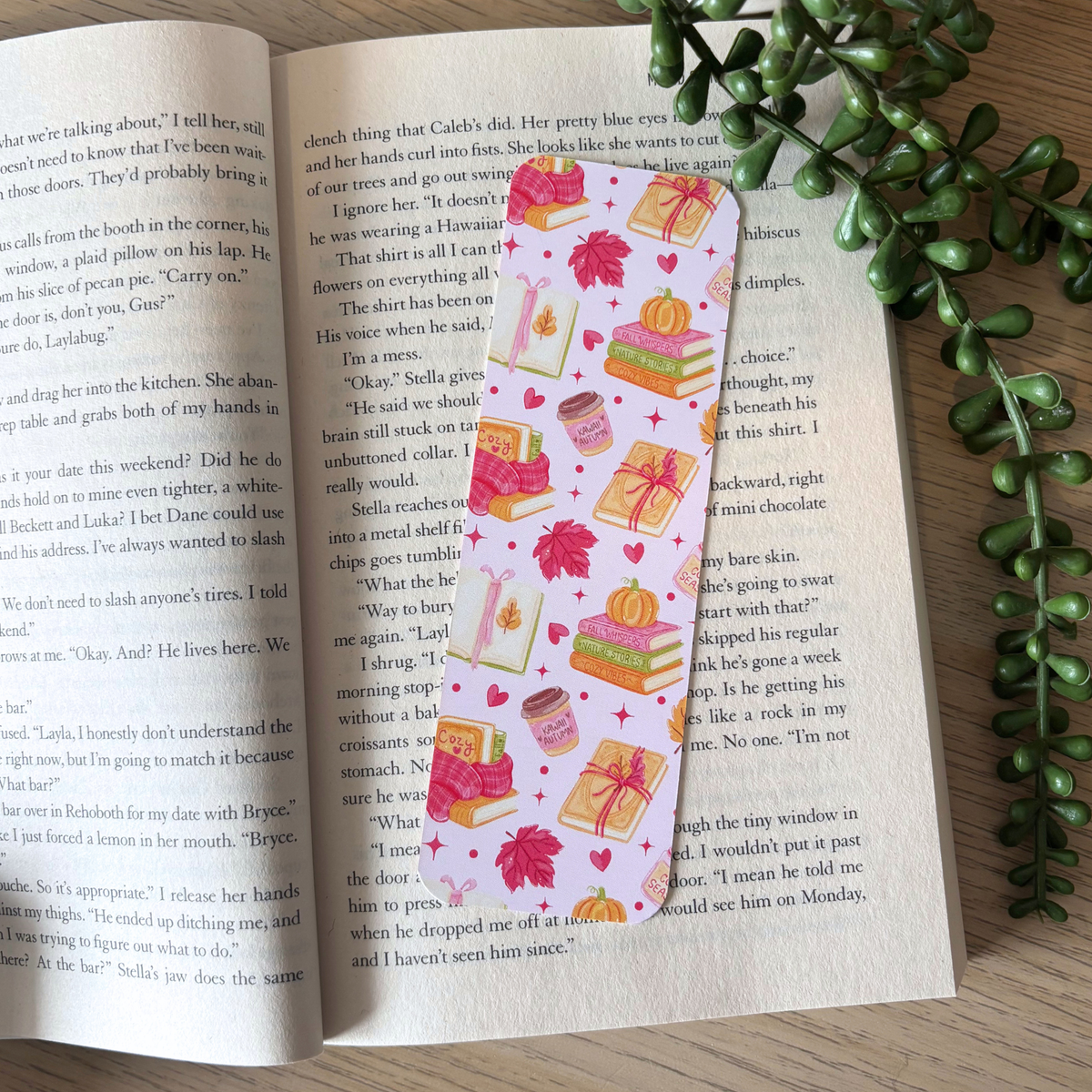 Cozy Season Traditional Bookmark