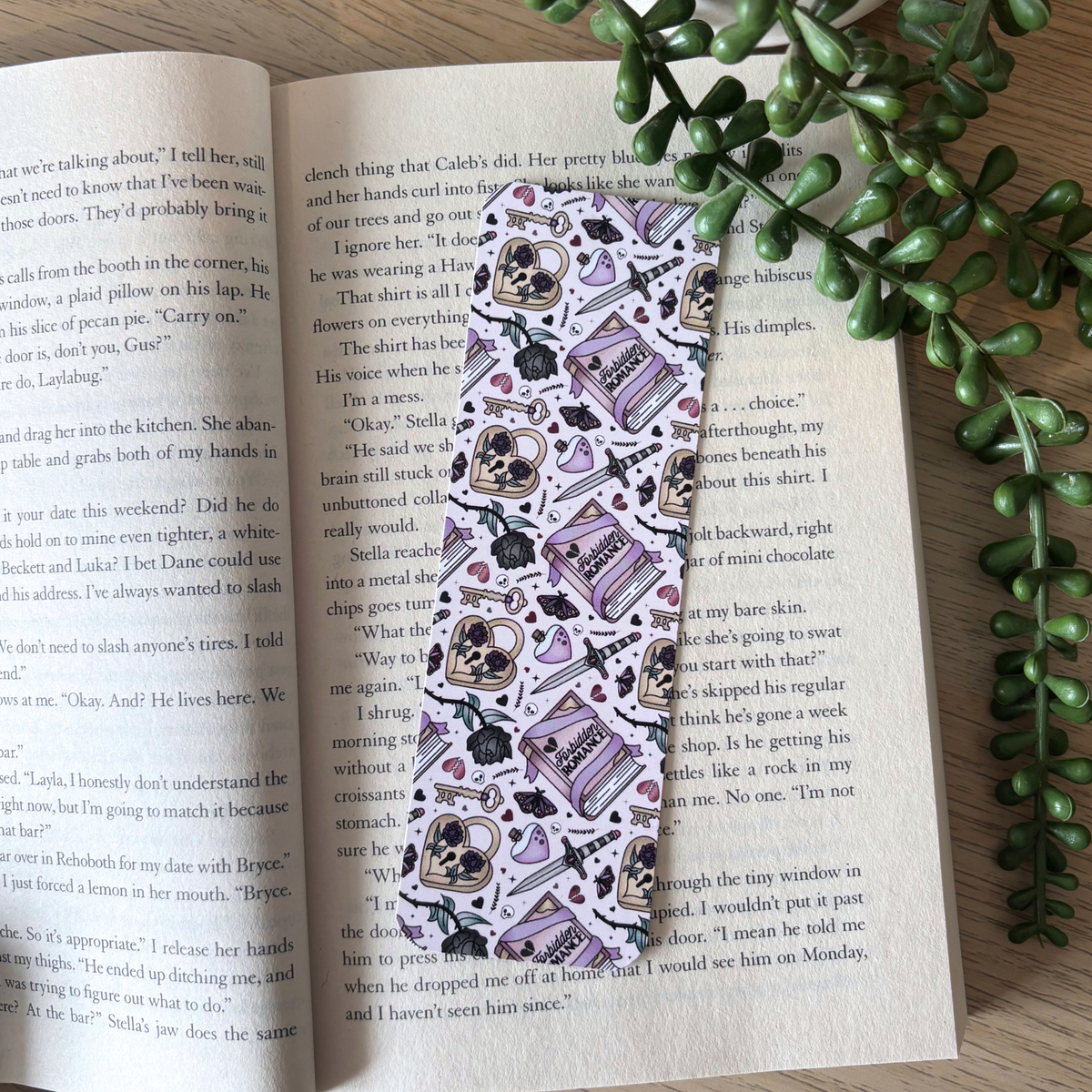 Forbidden Romance Traditional Bookmark