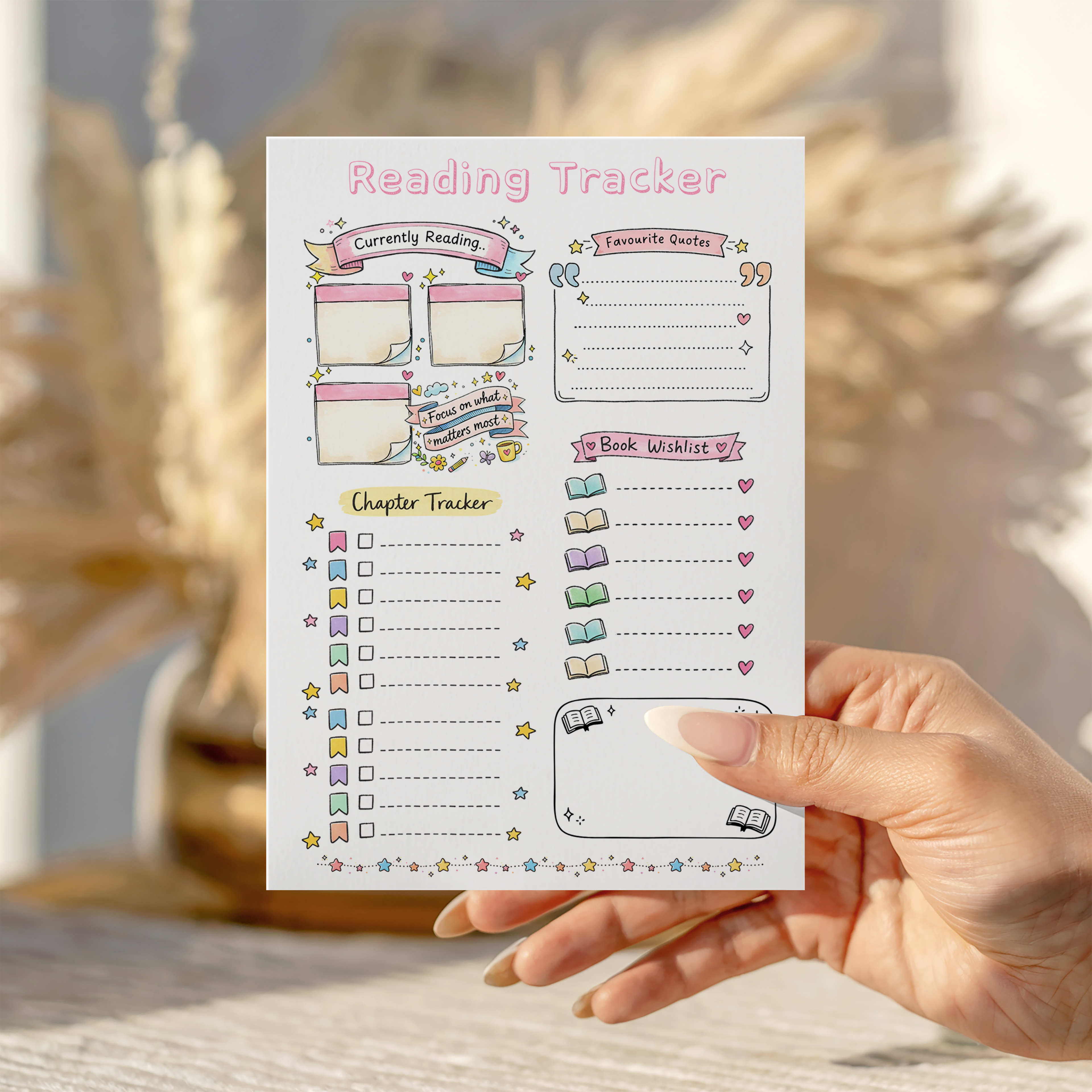 Reading Tracker Notepad