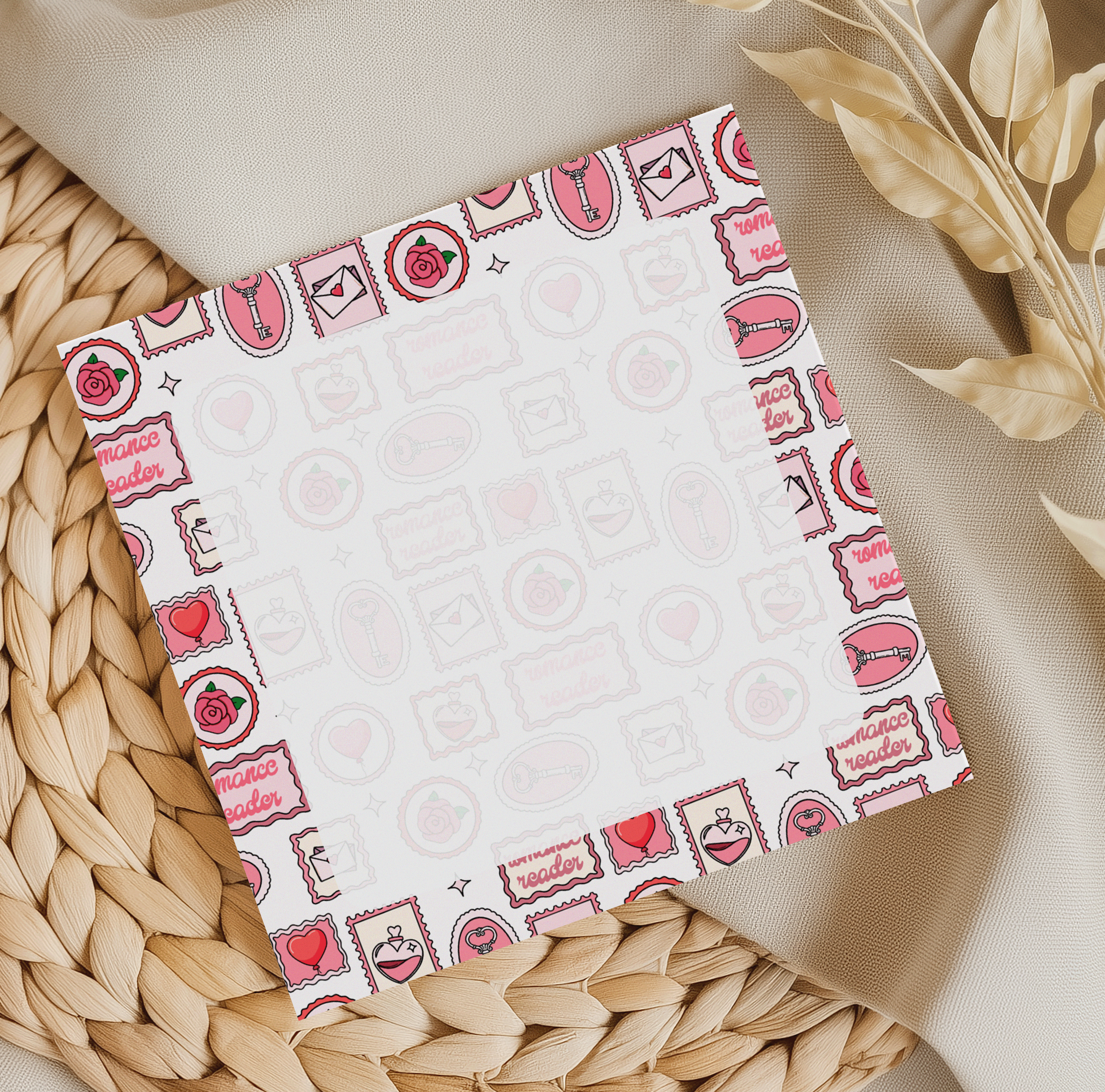 Romance Stamps Memo Pad