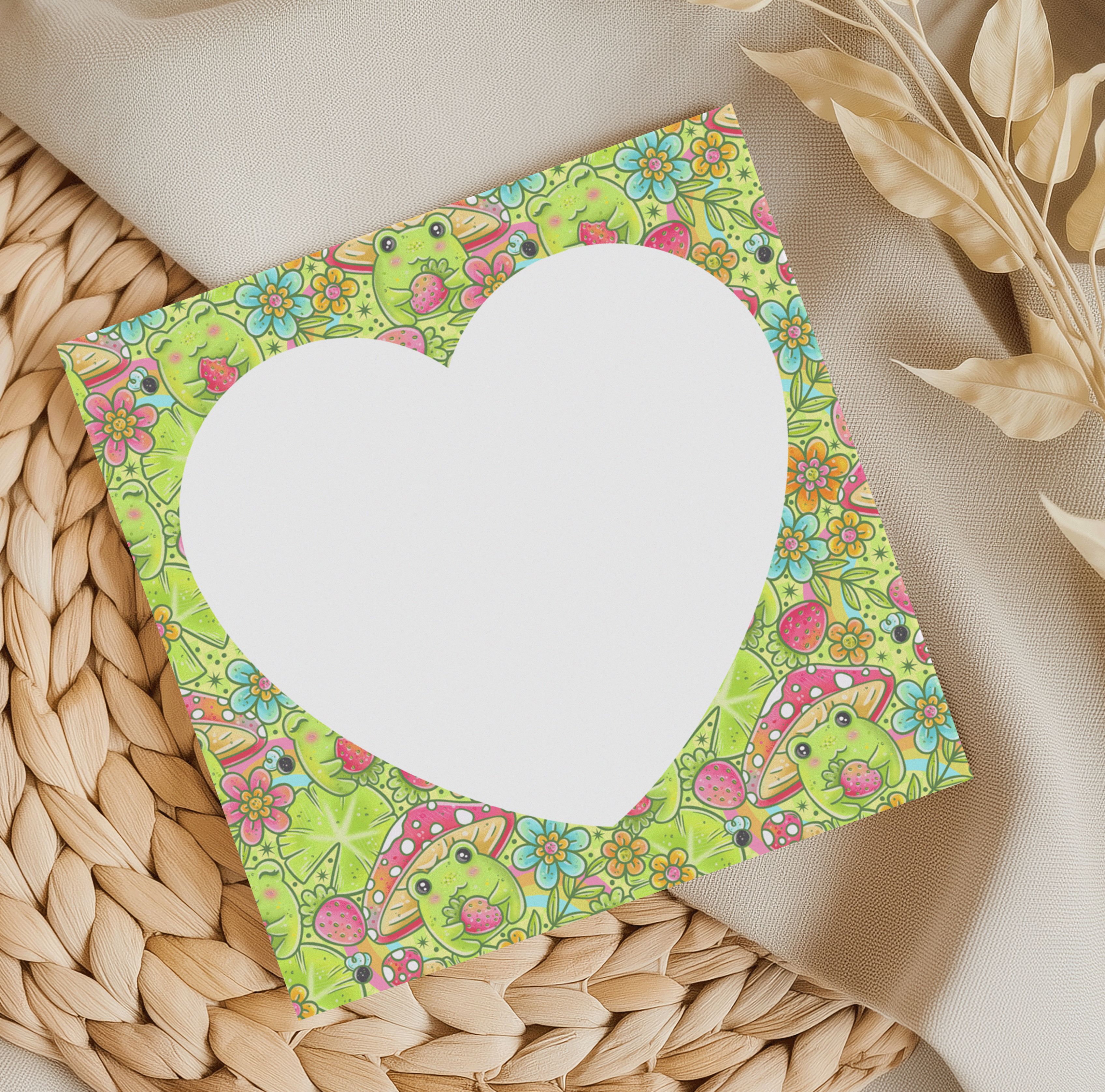 Strawberry Frog Memo pad