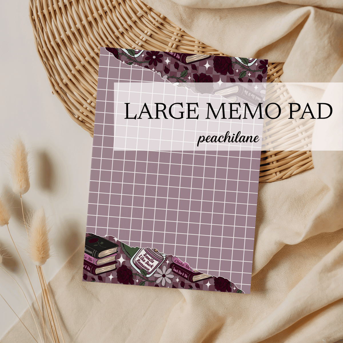 Smells like Dark Romance Large Memo Pad