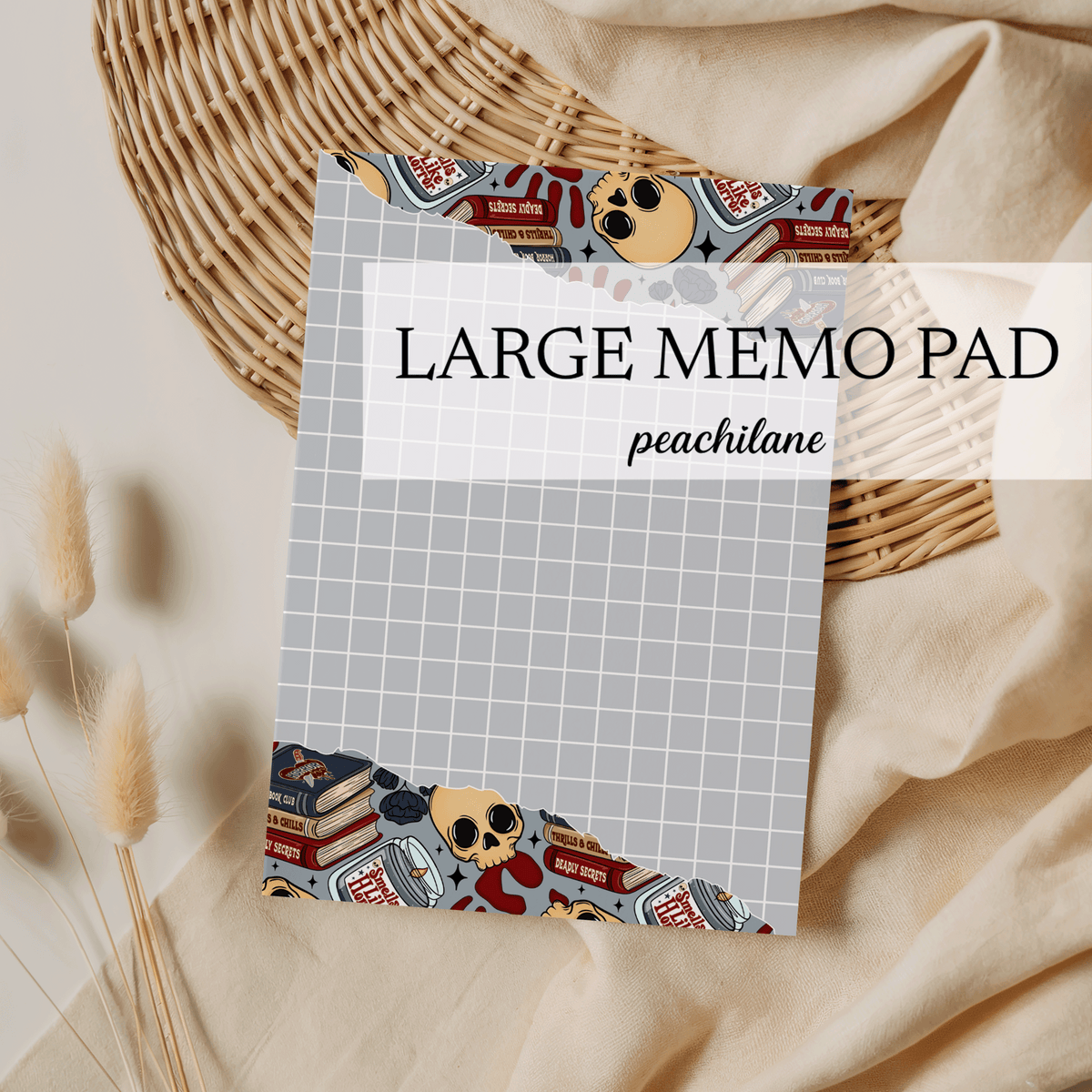 Smells like Horror Large Memo Pad