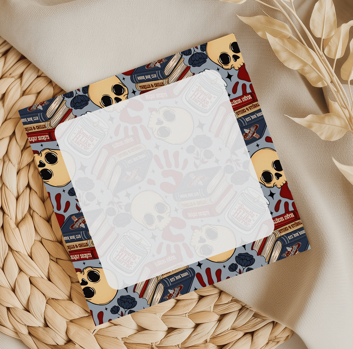 Smells like Horror Square Memo Pad