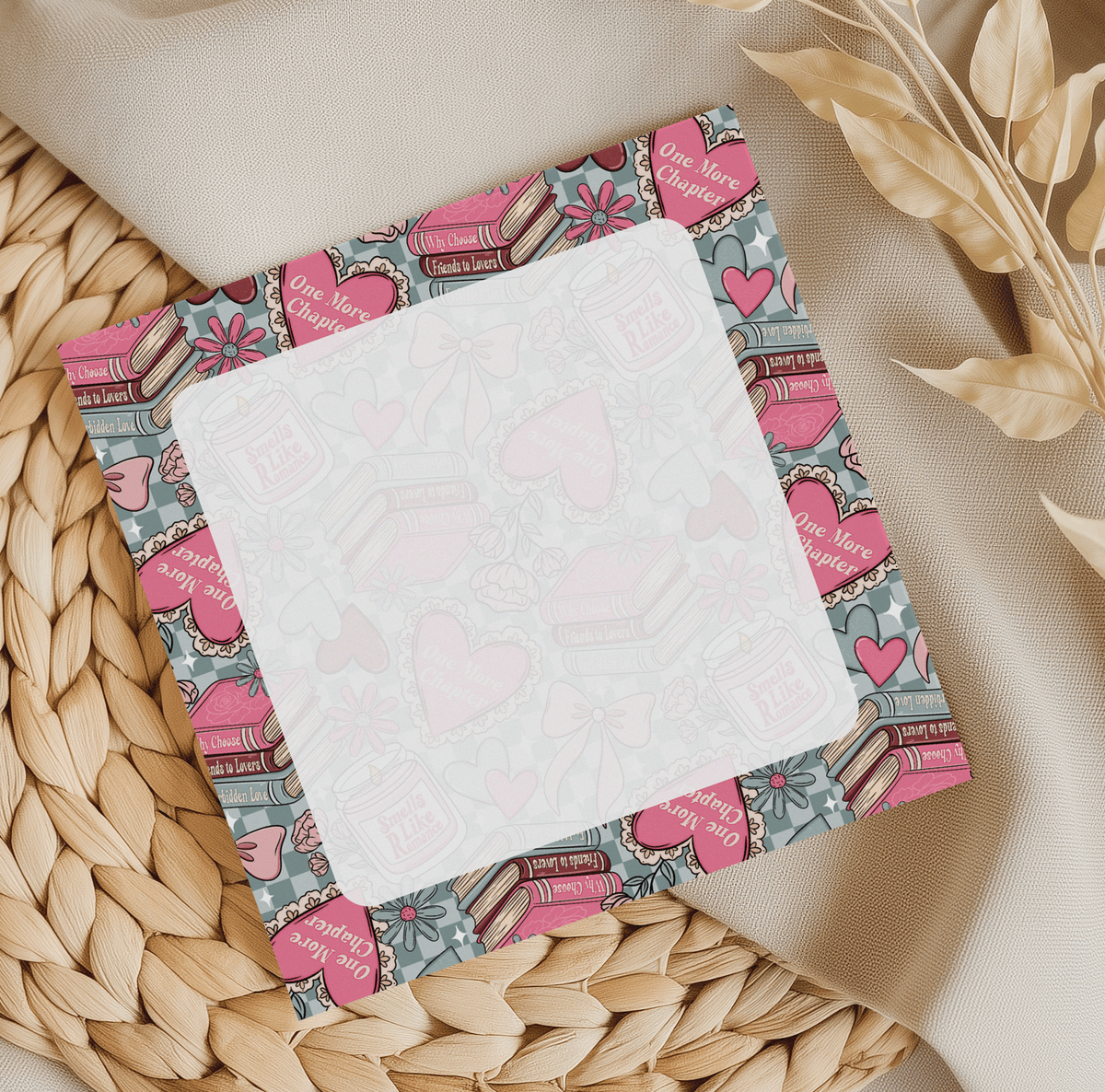 Smells like Romance Square Memo Pad