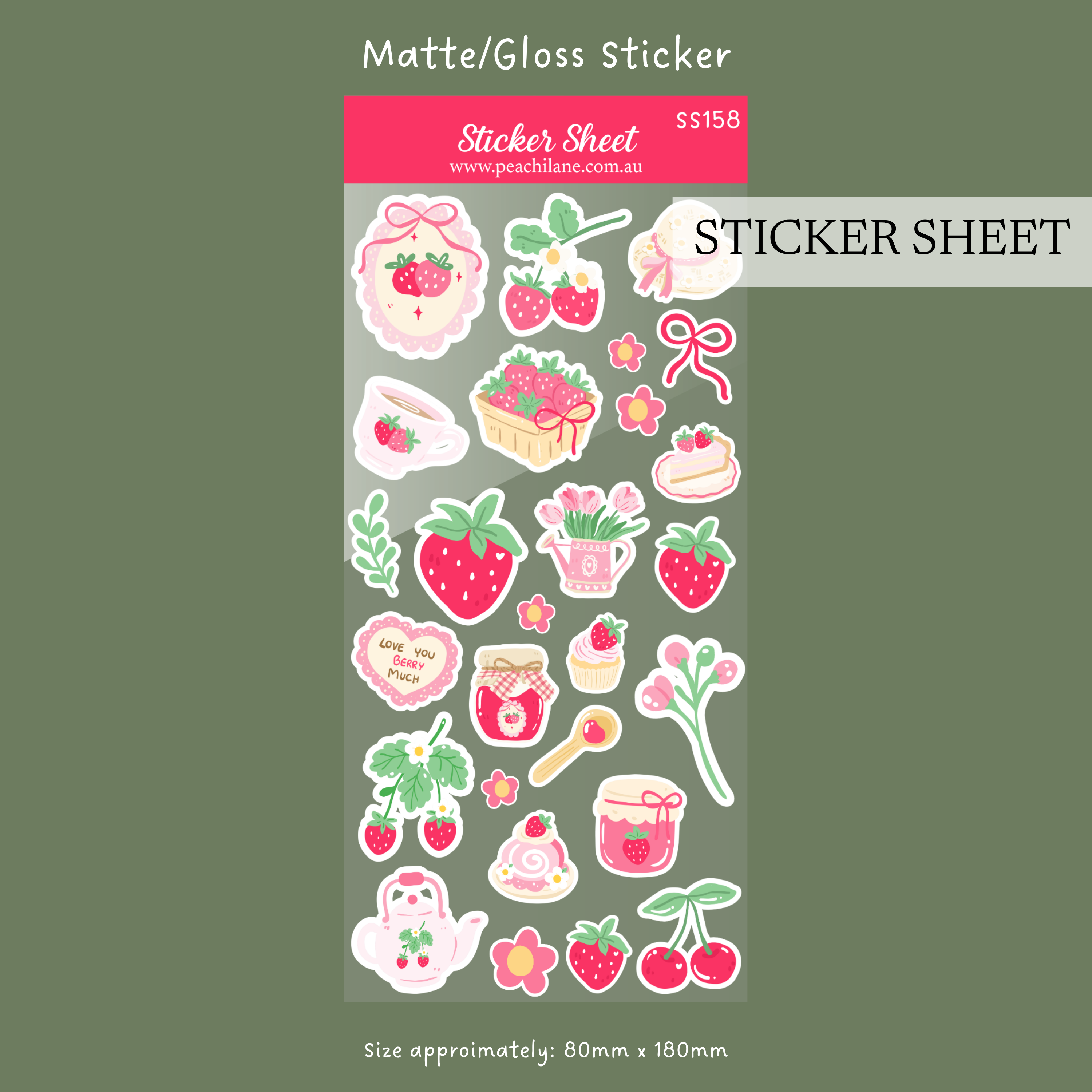 Sticker Sheet 158