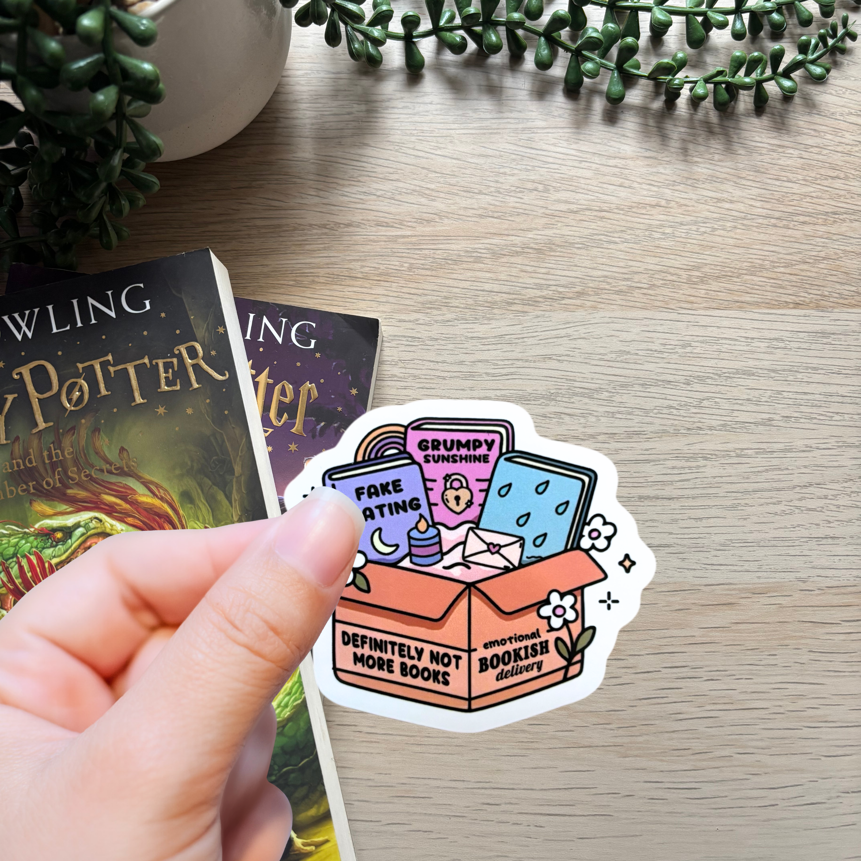Grumpy Sunshine Bookish Delivery Sticker
