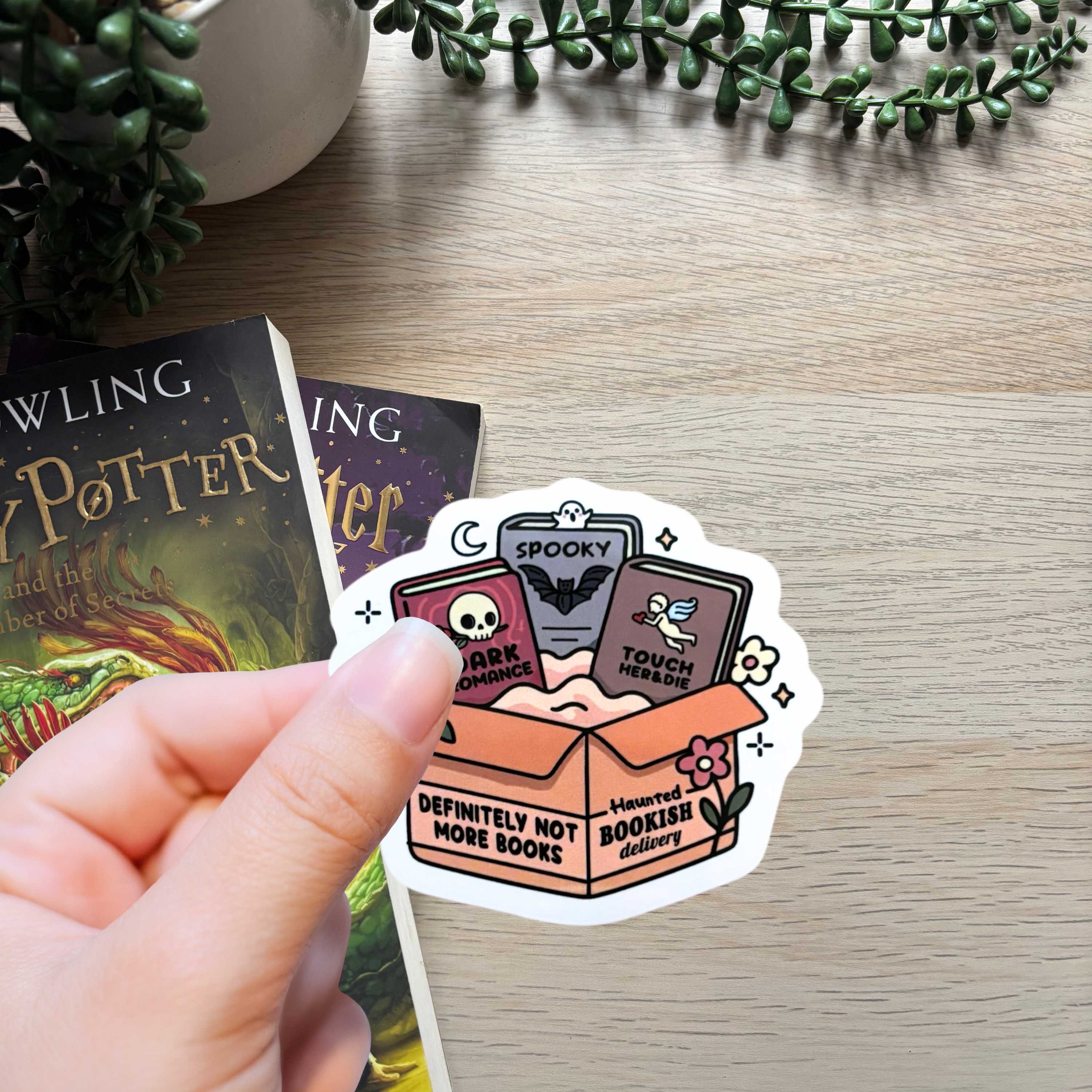 Dark Romance Bookish Delivery Sticker