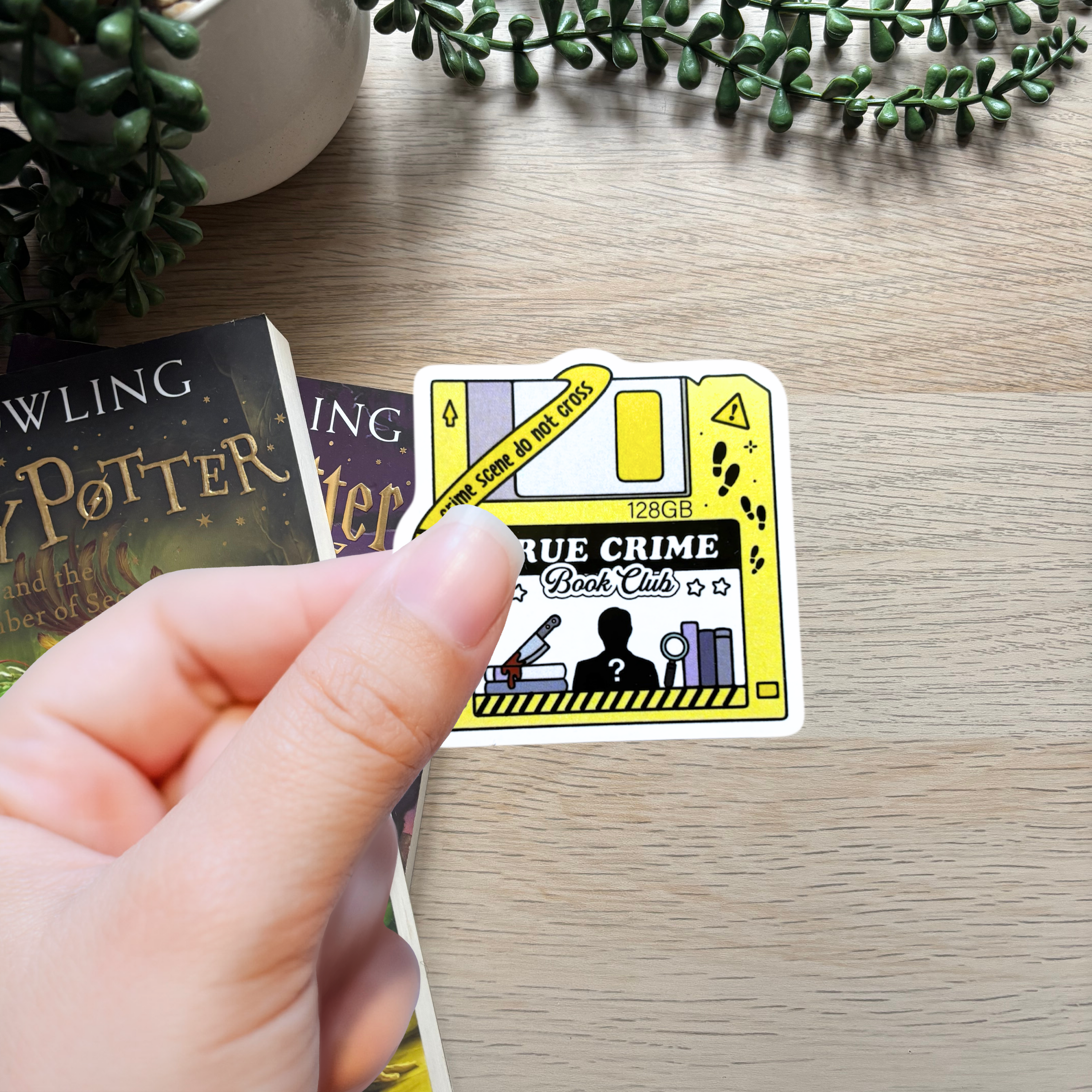 True Crime Floppy Disk Sticker