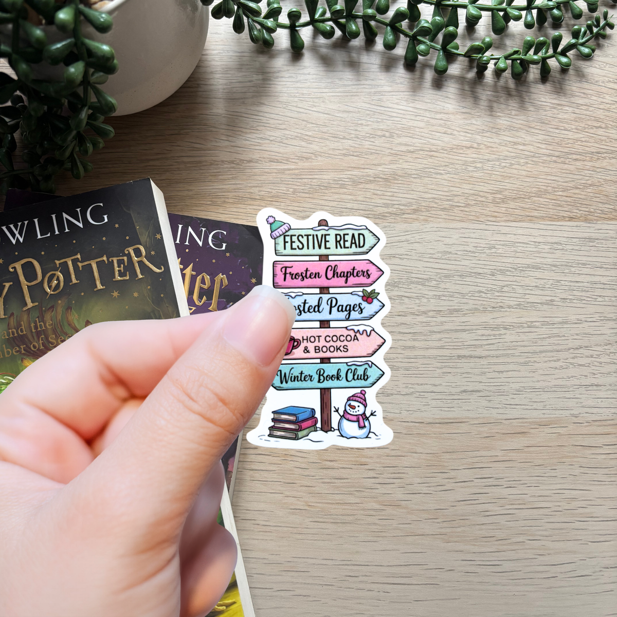 Festive Read Sticker – Peachi Lane