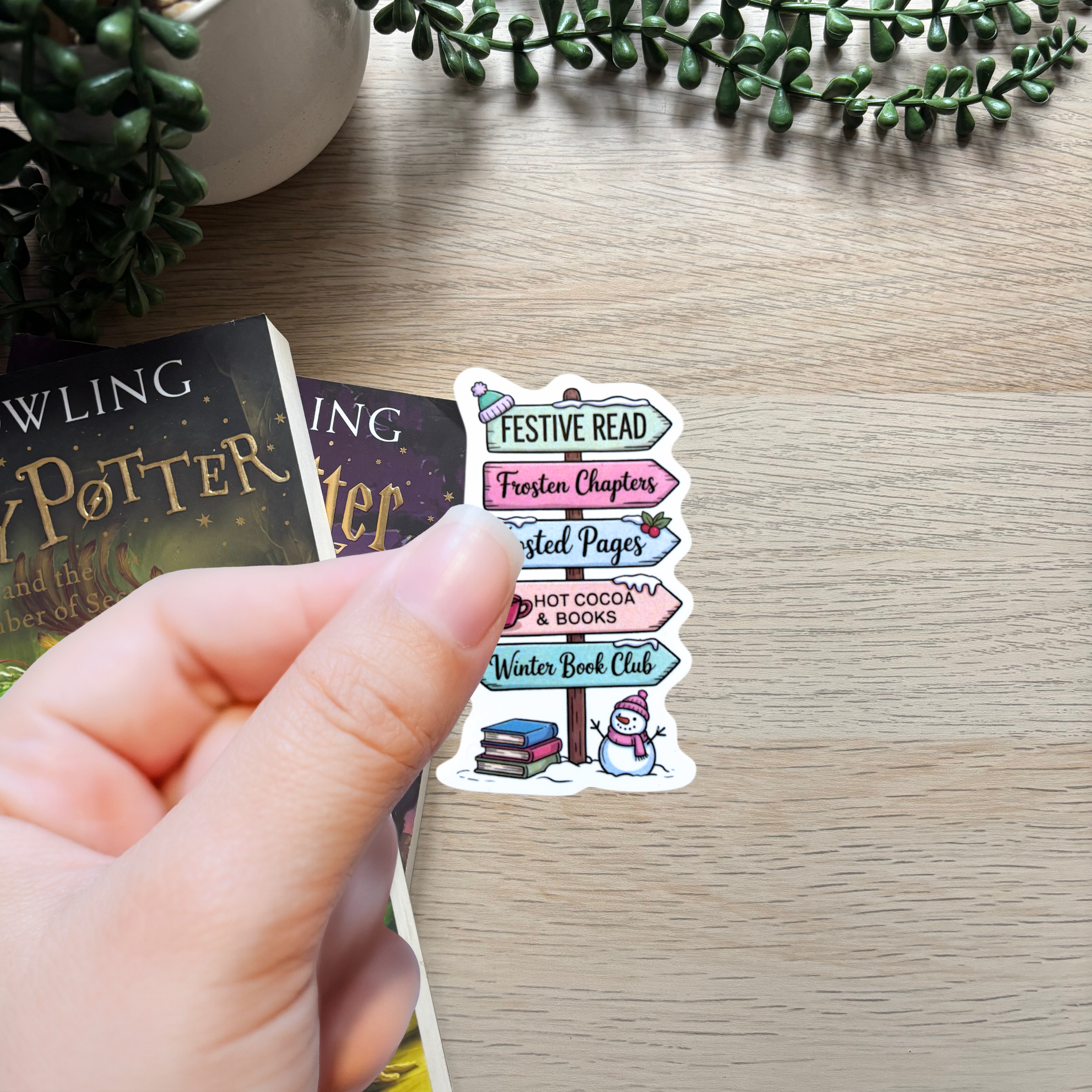 Festive Read Sticker