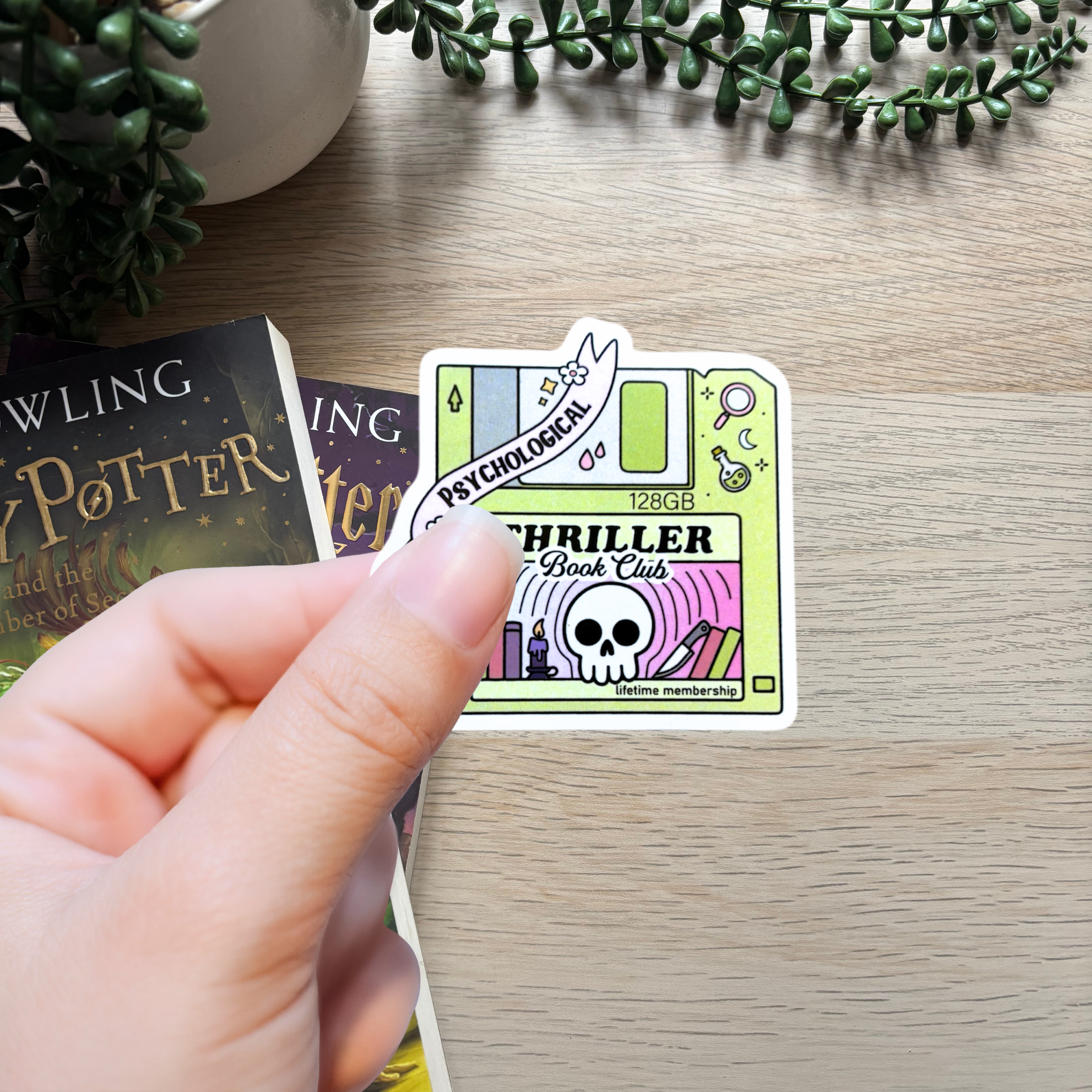 Thriller Floppy Disk Sticker