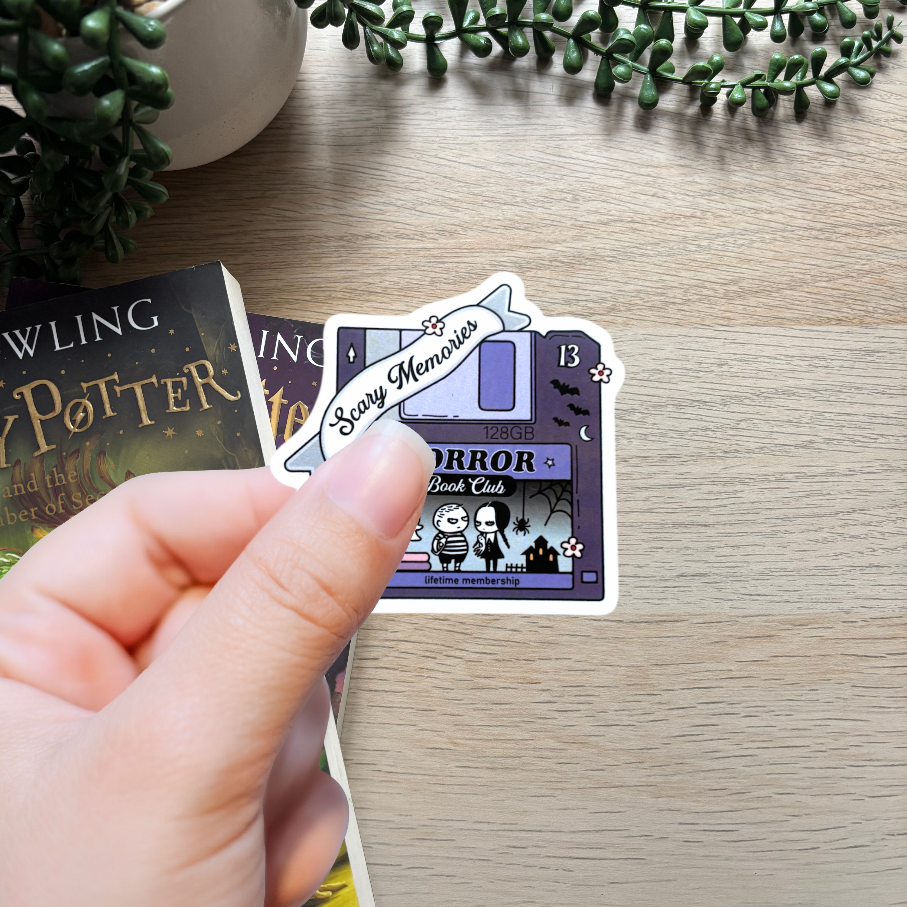 Horror Floppy Disk Sticker