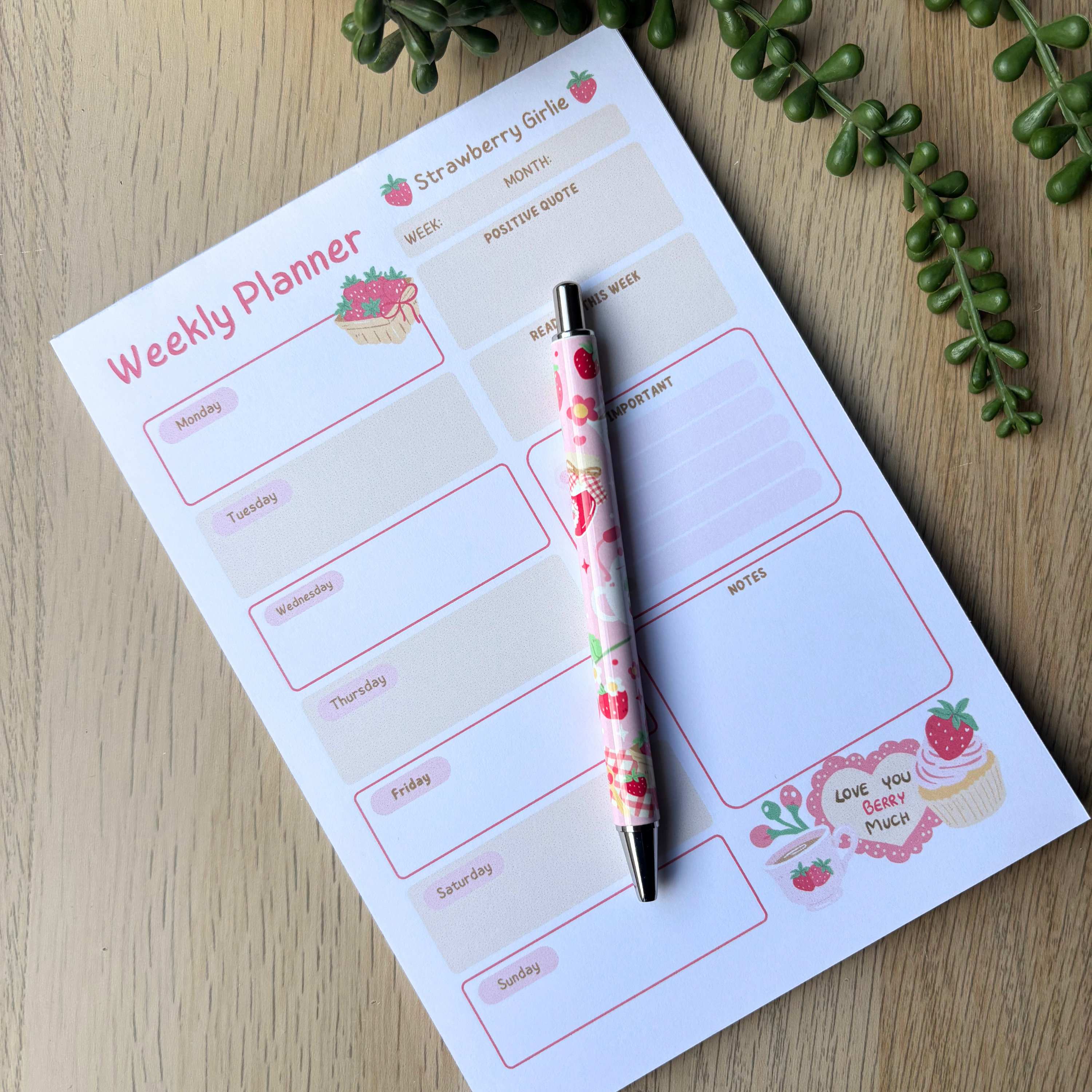 Strawberry Picnic 1 Pen