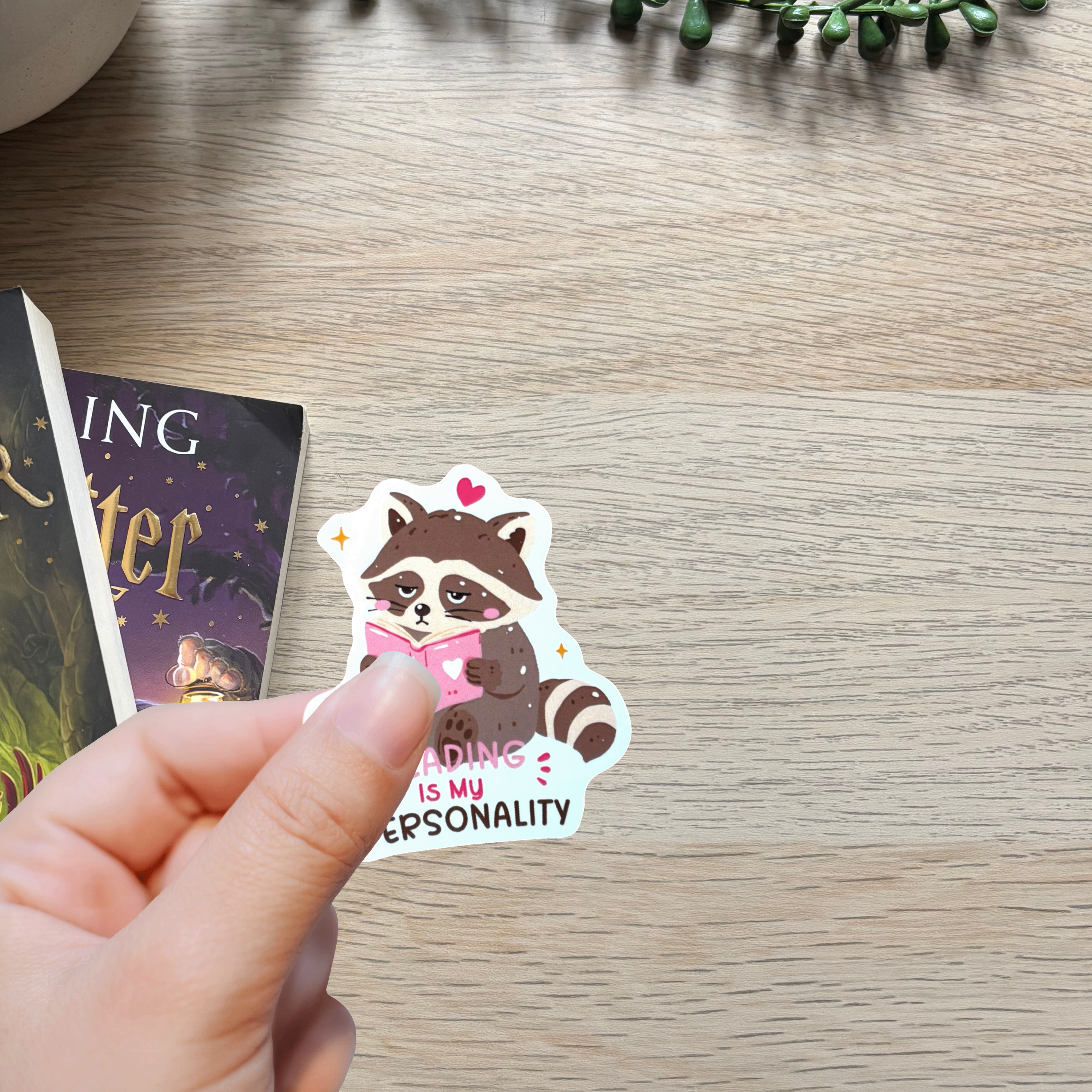 Reading is my personality Sticker