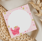 Strawberry Cat memo pad