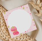 Strawberry Cat memo pad
