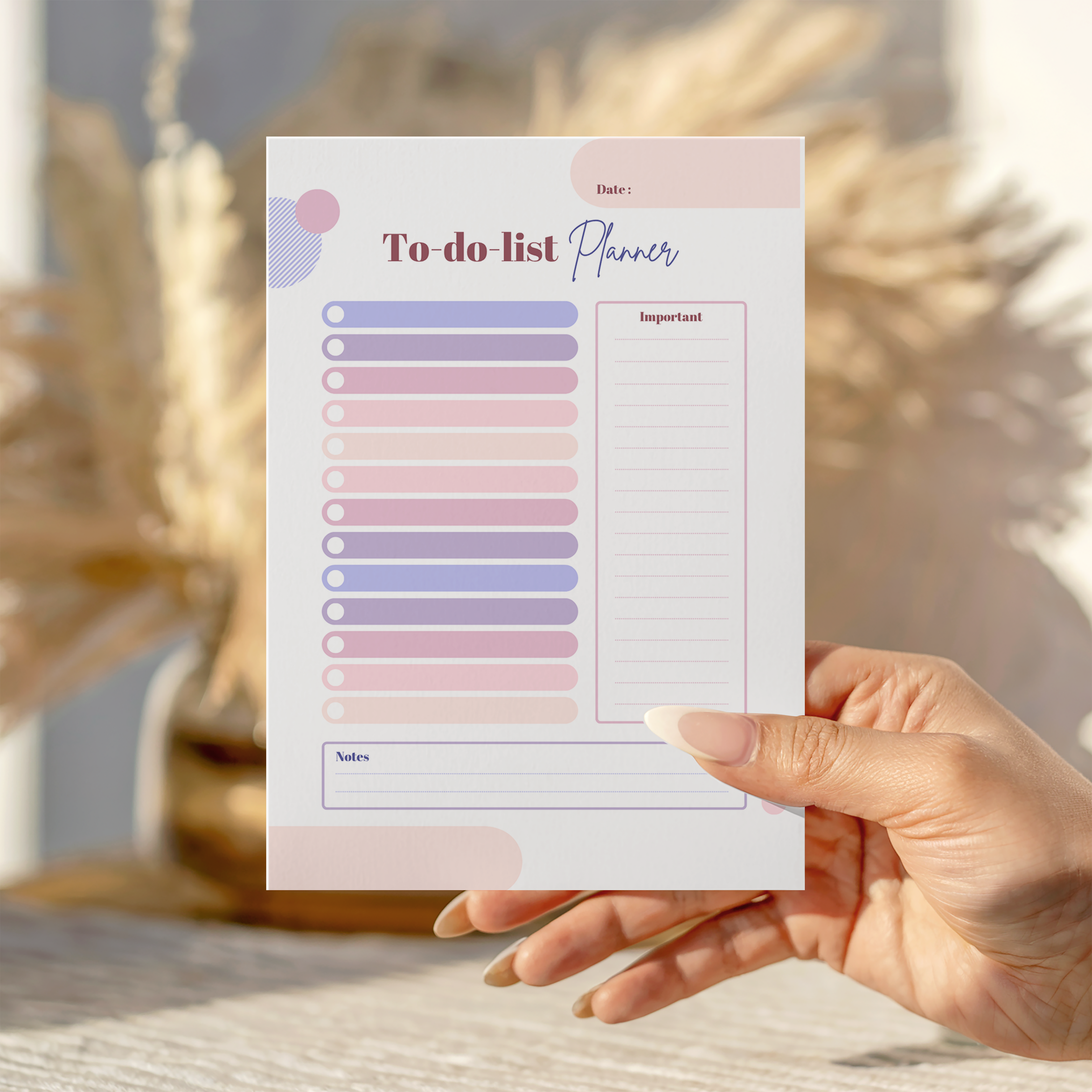 To do list planner Notepad
