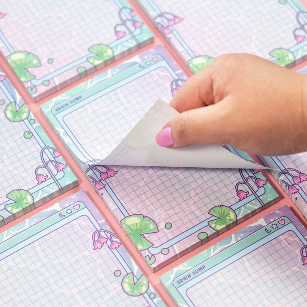 Lilypad Brain Dump Notepad - Peachi Lane