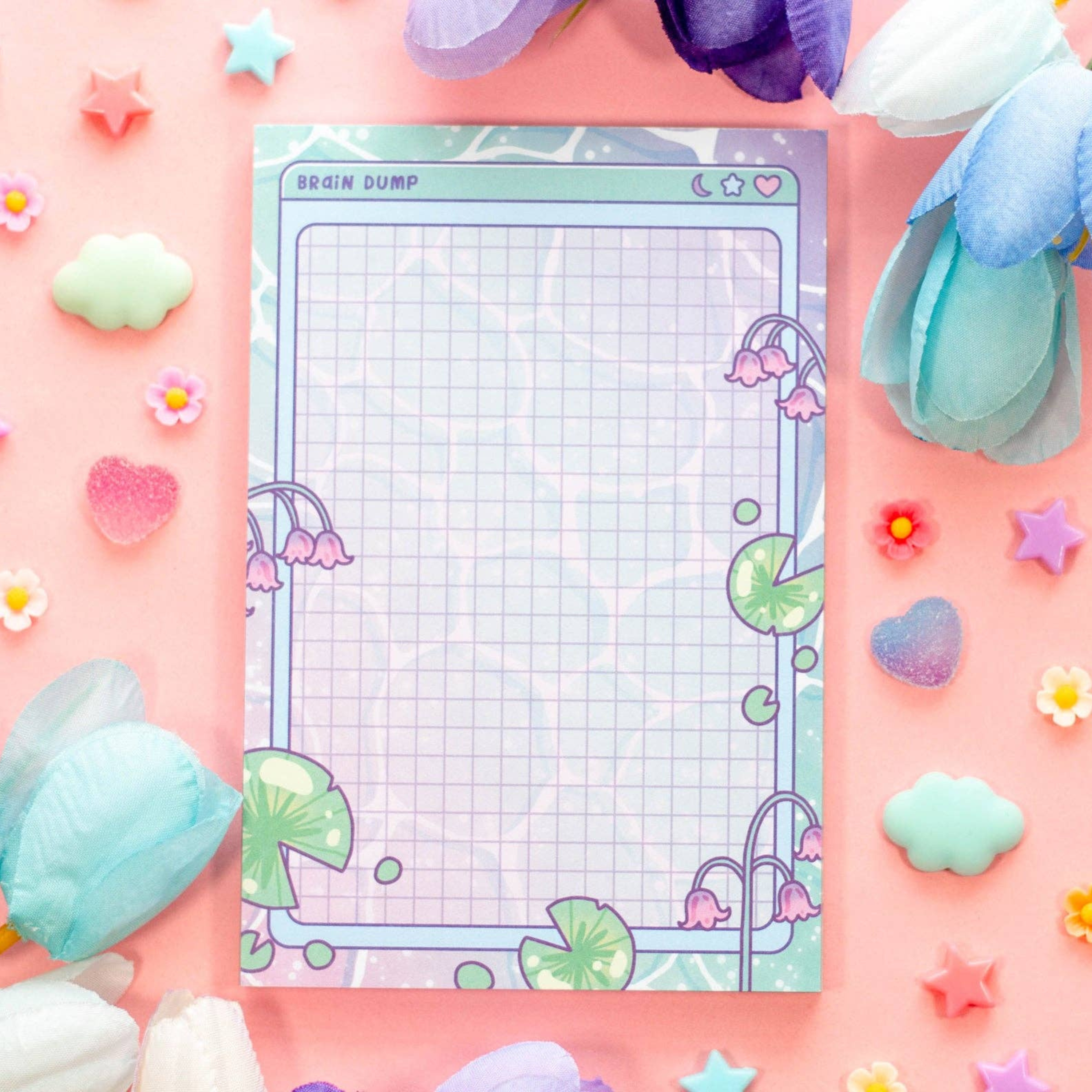 Lilypad Brain Dump Notepad - Peachi Lane