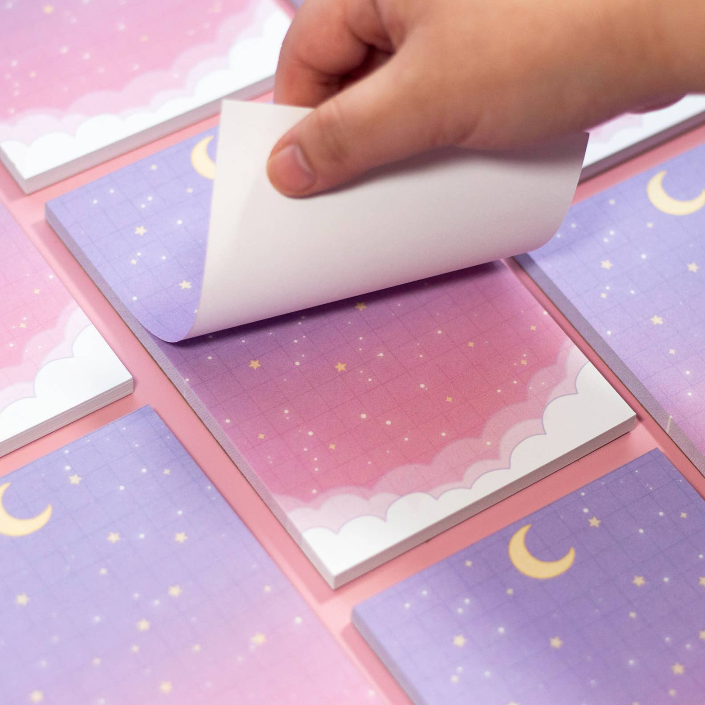 Starry Clouds Notepad - Peachi Lane