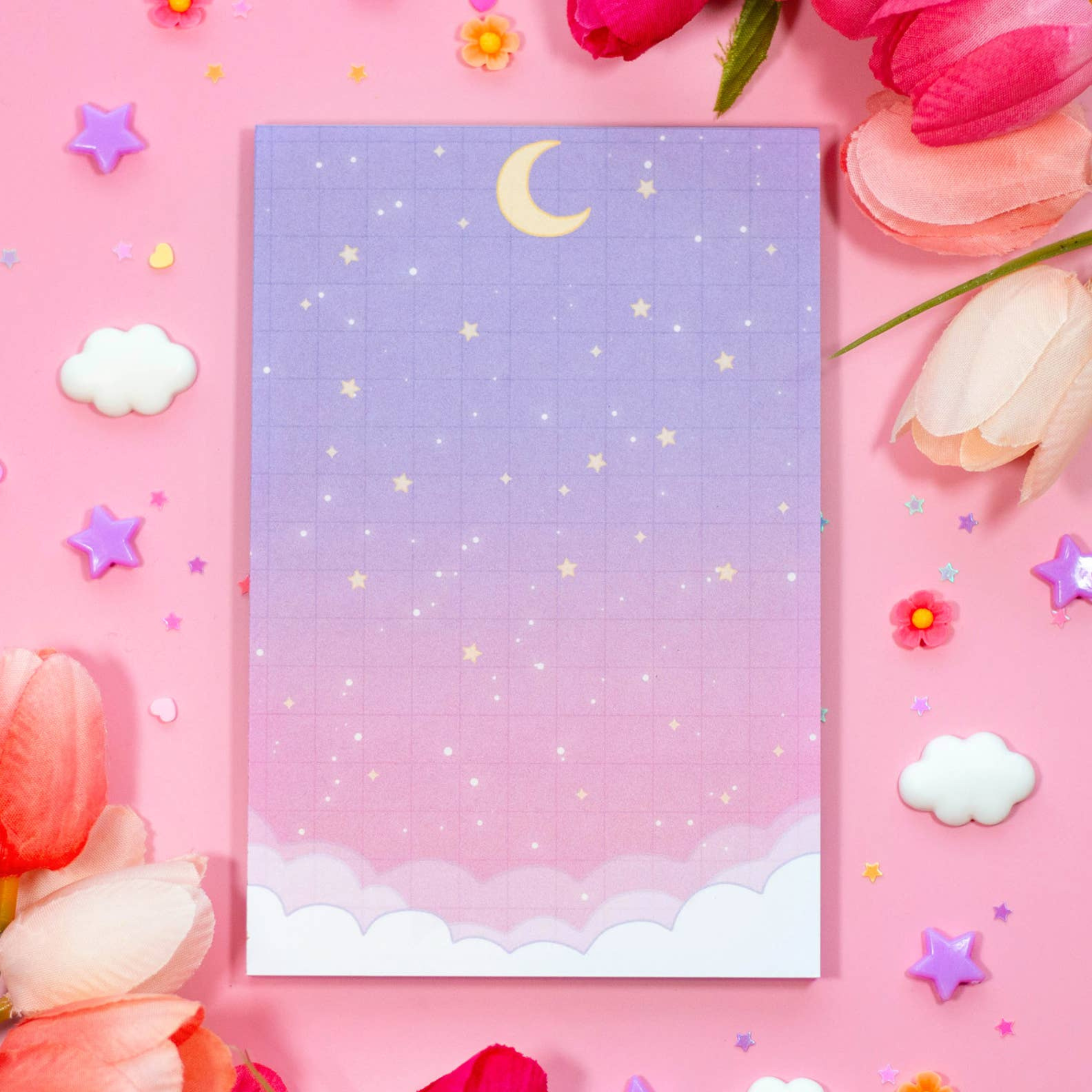 Starry Clouds Notepad - Peachi Lane