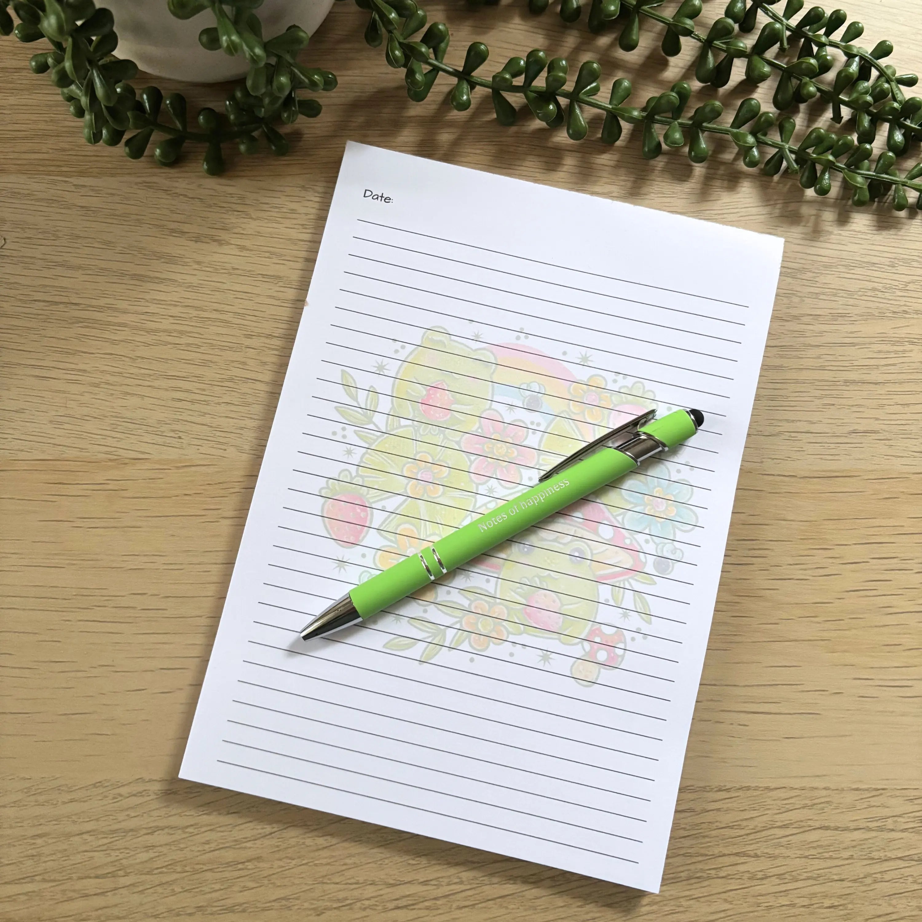 Strawberry Frog Notepad A5 – Peachi Lane