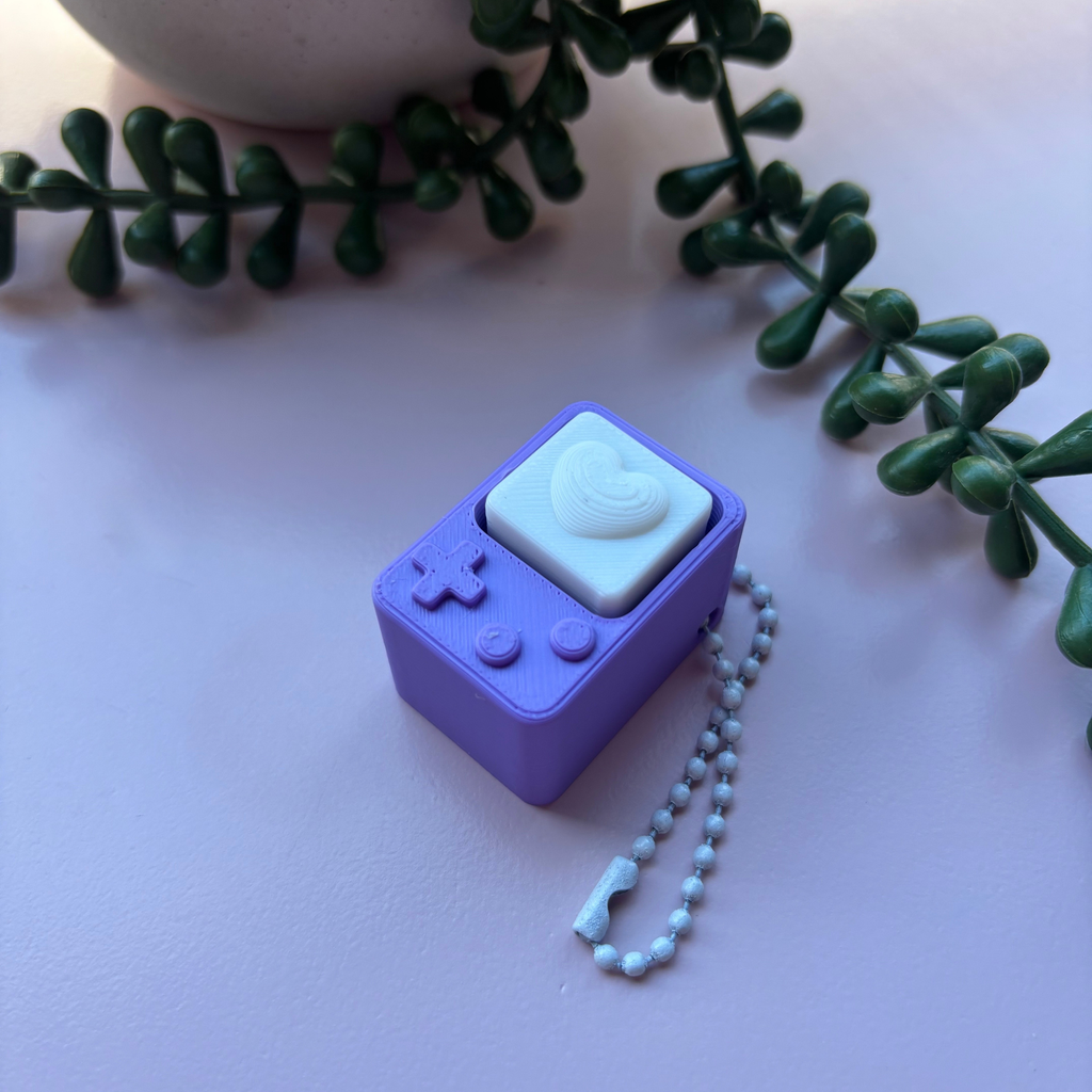 Purple/White Game Fidget Clicker