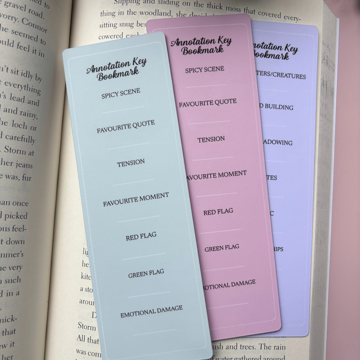 Build Your Own Annotation Key Bookmark [NO STICKY TABS]