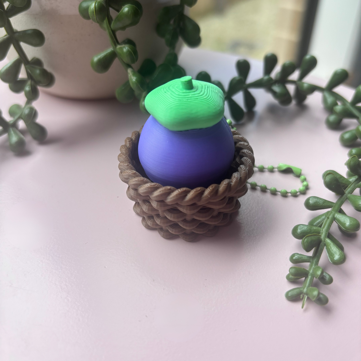 Eggplant in Basket Fidget Clicker