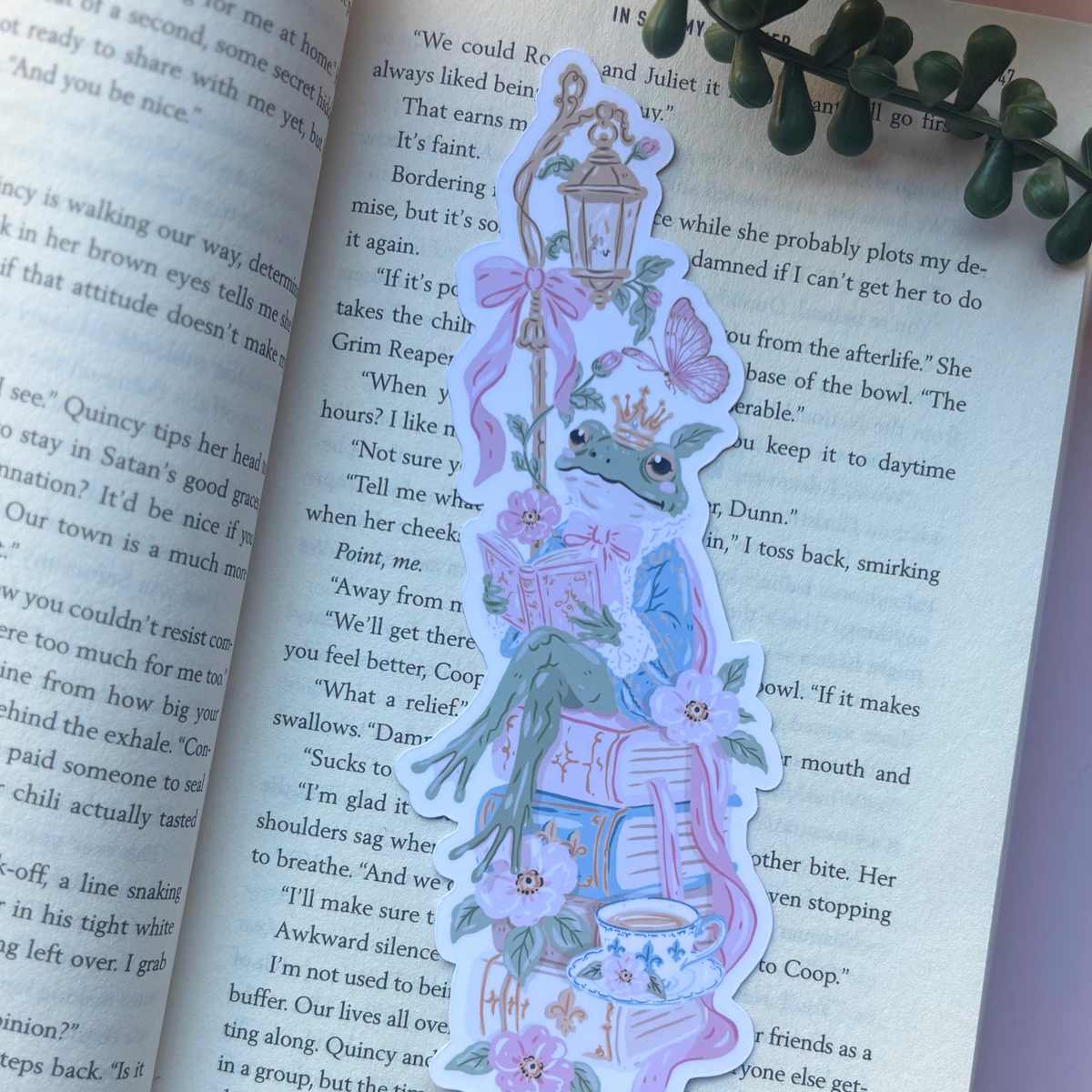 Frog Queen Deluxe Bookmark