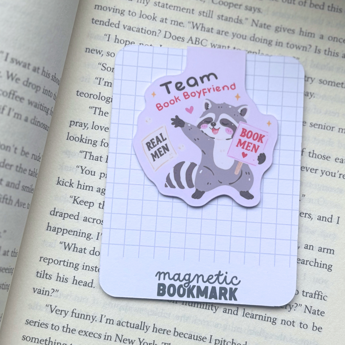 Team Book Boyfriend | Magnetic Bookmark