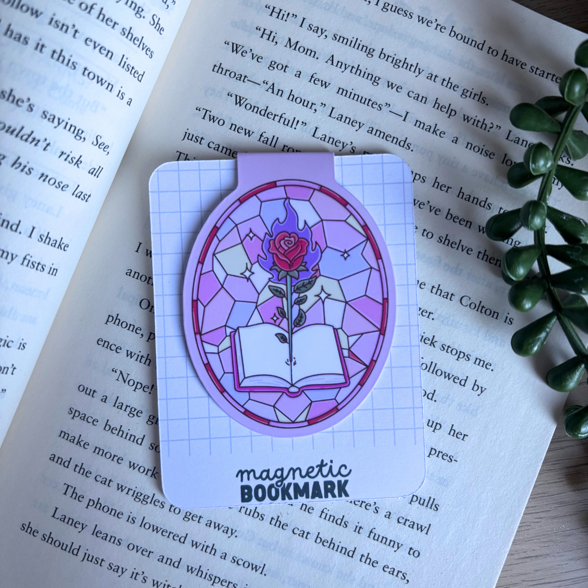 Stained Glass Romance | Magnetic Bookmark