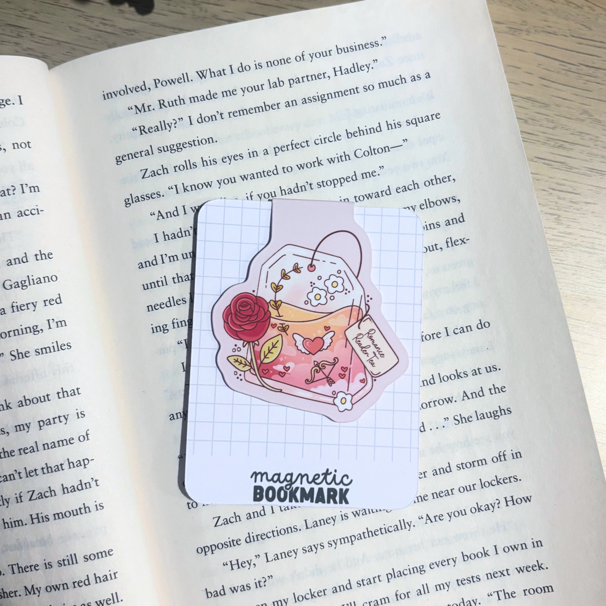 Romance Reader Tea | Magnetic Bookmark