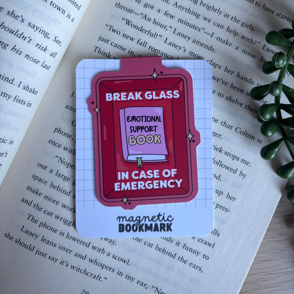 Emergency Book | Magnetic Bookmark
