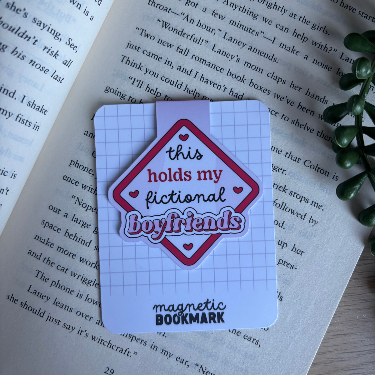 Fictional Boyfriend | Magnetic Bookmark