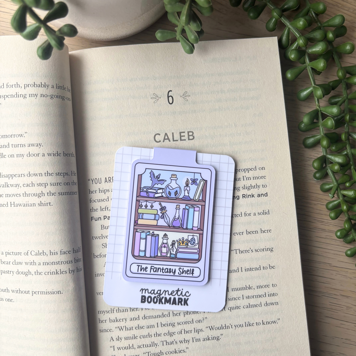Fantasy Bookshelf | Magnetic Bookmark