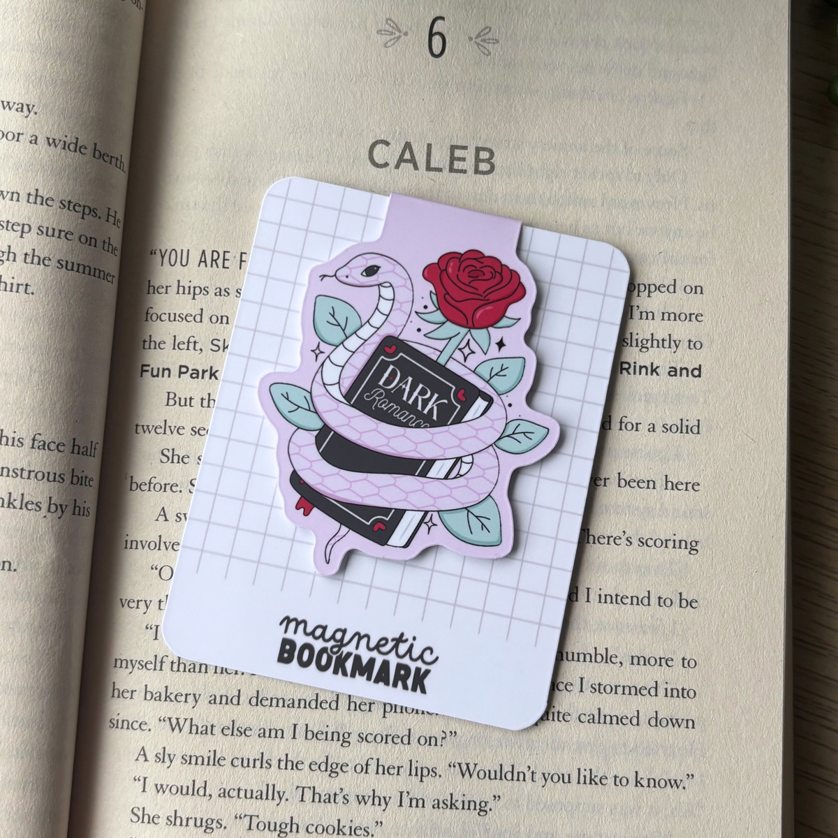 Dark Romance Snake | Magnetic Bookmark