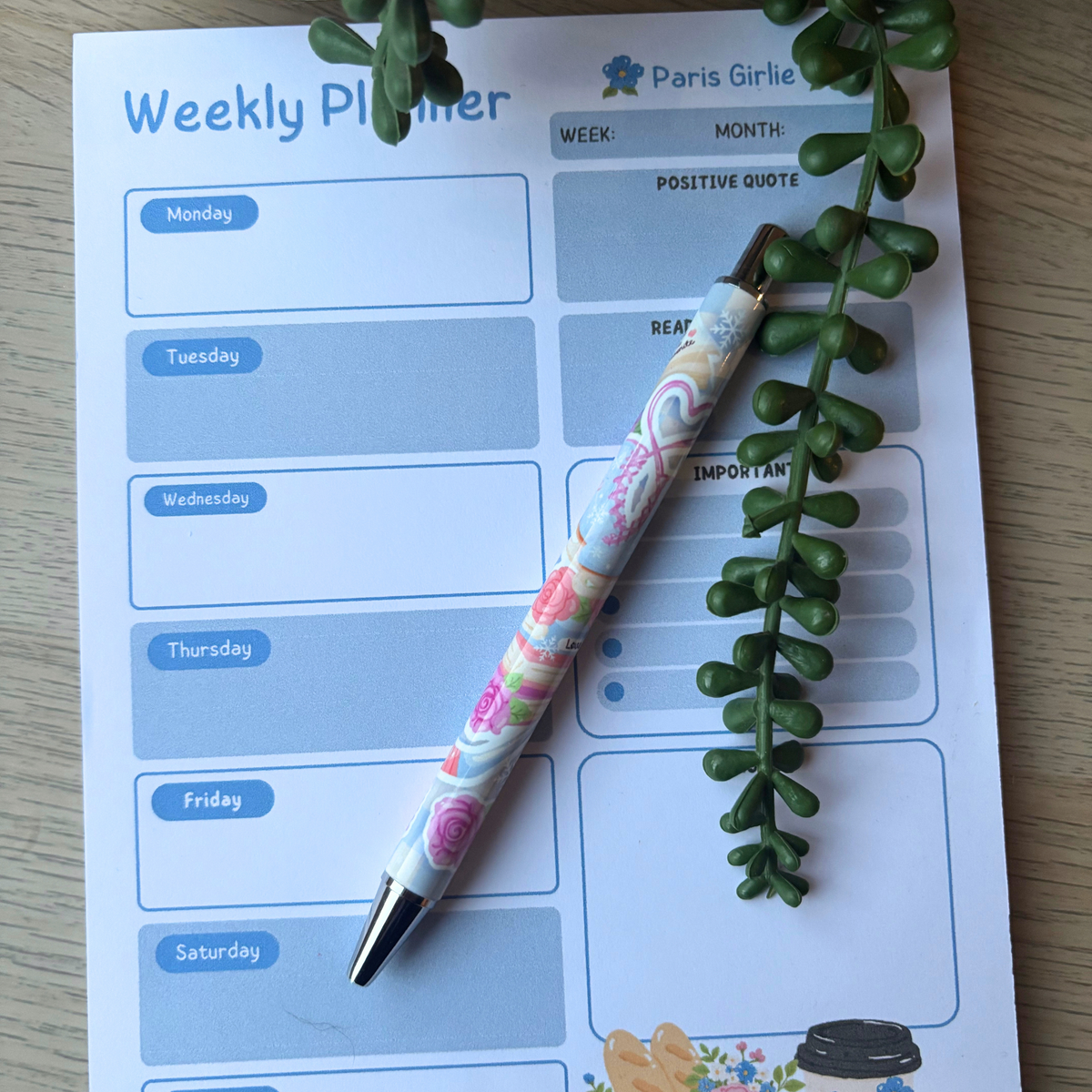 Hockey Romance blue Pen
